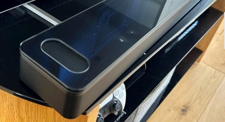 Smart Ultra Dolby Atmos Soundbar, All-in-One Surround Sound System for TV, A.I. Dialogue Mode, Alexa and Google Voice Control, HDMI eARC, Black customer photo 2