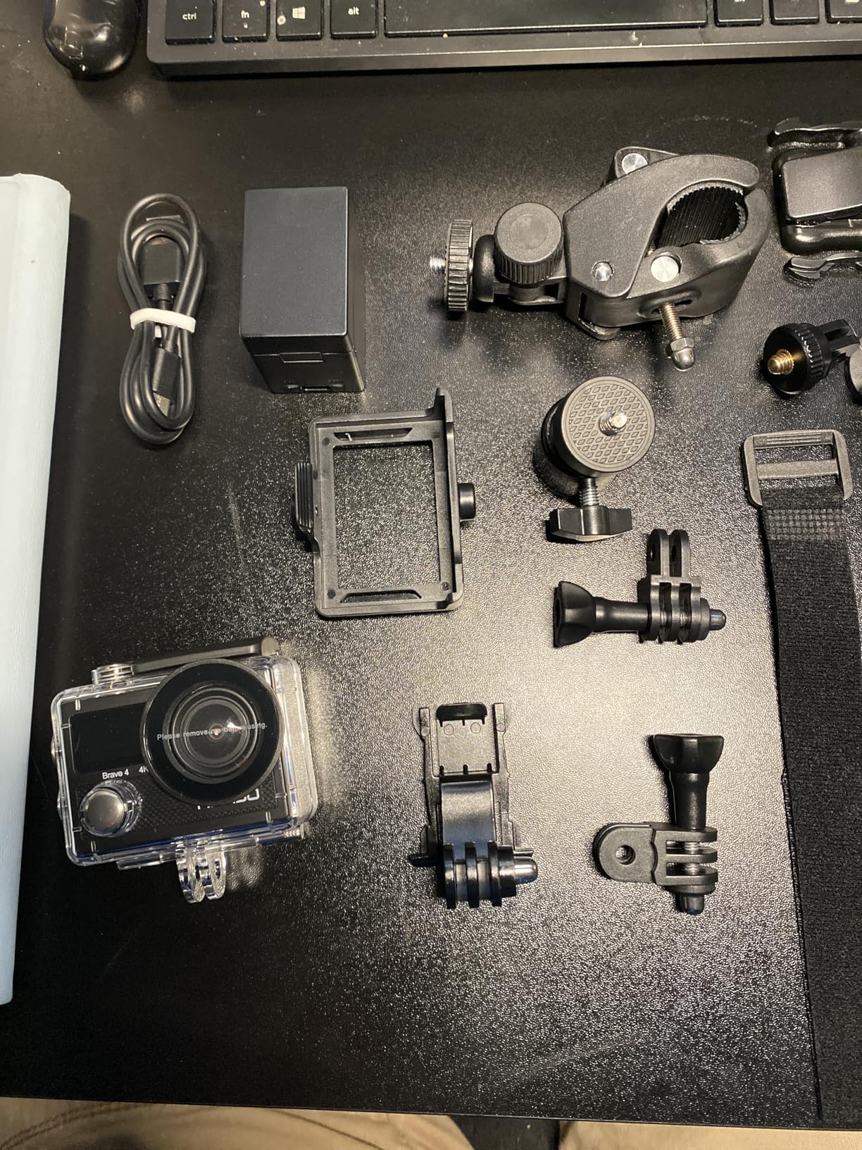 AKASO Brave 4 Action Camera 4K 30fps with 64GB MicroSD U3 Card Bundle customer photo 1