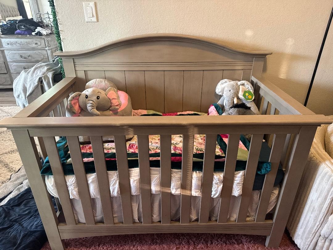 Soho Baby Chandler Premium 4-in-1 Convertible Crib, Stone Wash, GreenGuard Gold Certified customer photo 1