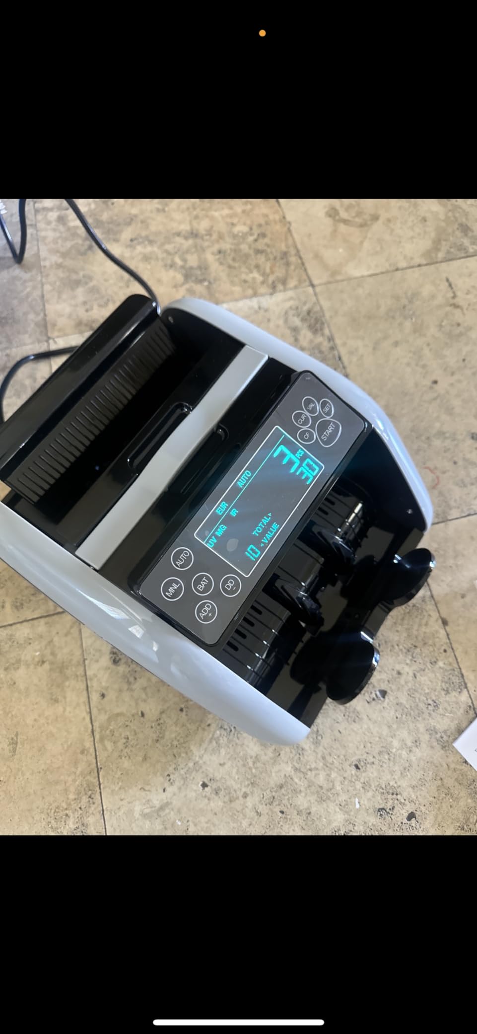 VEVOR Money Counter Machine, Bill Counter with UV/MG/IR/DD/DBL/HLF/CHN Counterfeit Detection, Counting/Value Count/Add/Batch Modes, USD/EUR Money Counting Machine with LCD Display for Small Business customer photo 2