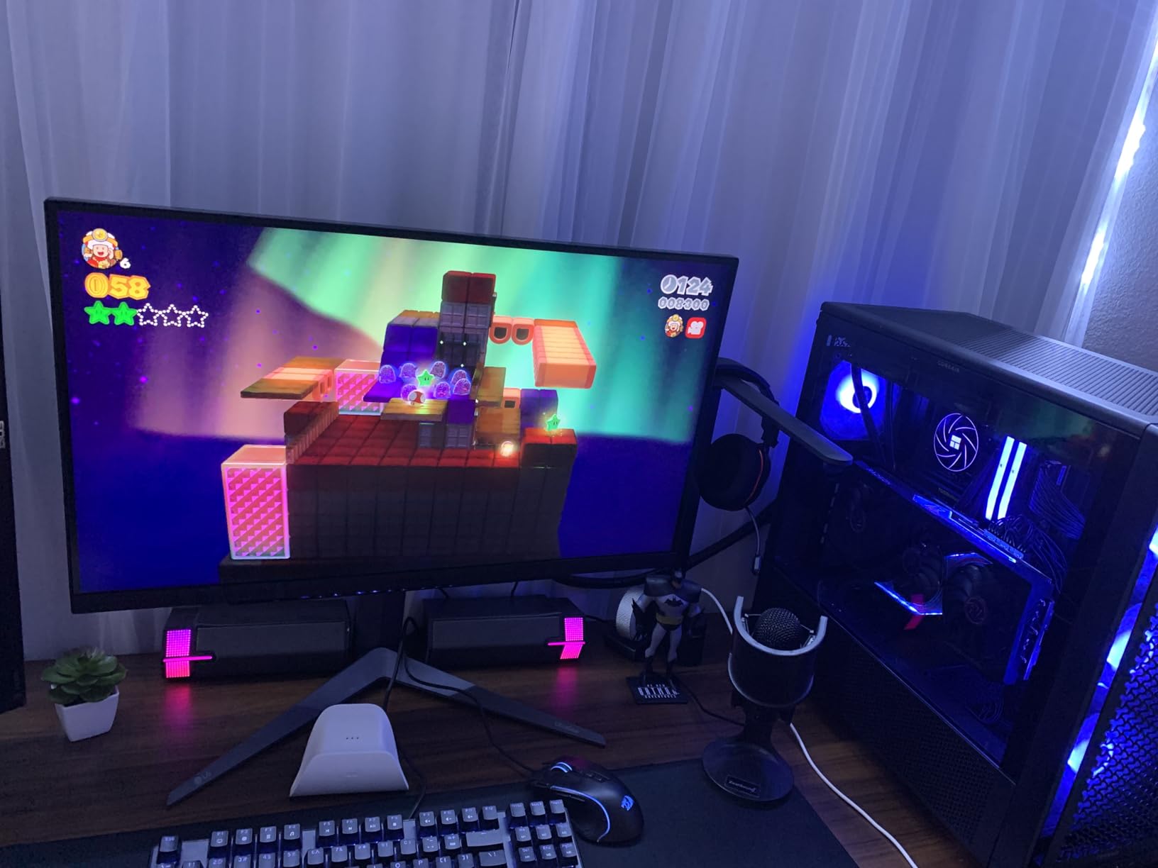 LG 27GR83Q-B 27-inch Ultragear QHD (2560x1440) IPS Gaming Monitor, 240Hz, 1ms, DisplayHDR 400, G-Sync AMD FreeSync Premium, HDMI 2.1 DisplayPort, 4-Pole HP Out DTS GP:X, Tilt/Height/Pivot Stand, Black customer photo 2