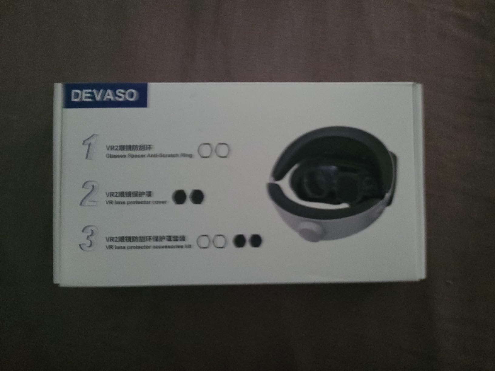 DEVASO Lens Protector Cover Kit for PSVR2, Protector Accessories Compatible with Playstation VR2, Glasses Spacer Anti-Scratch Ring with Blue Light Blocking Glasses customer photo 1