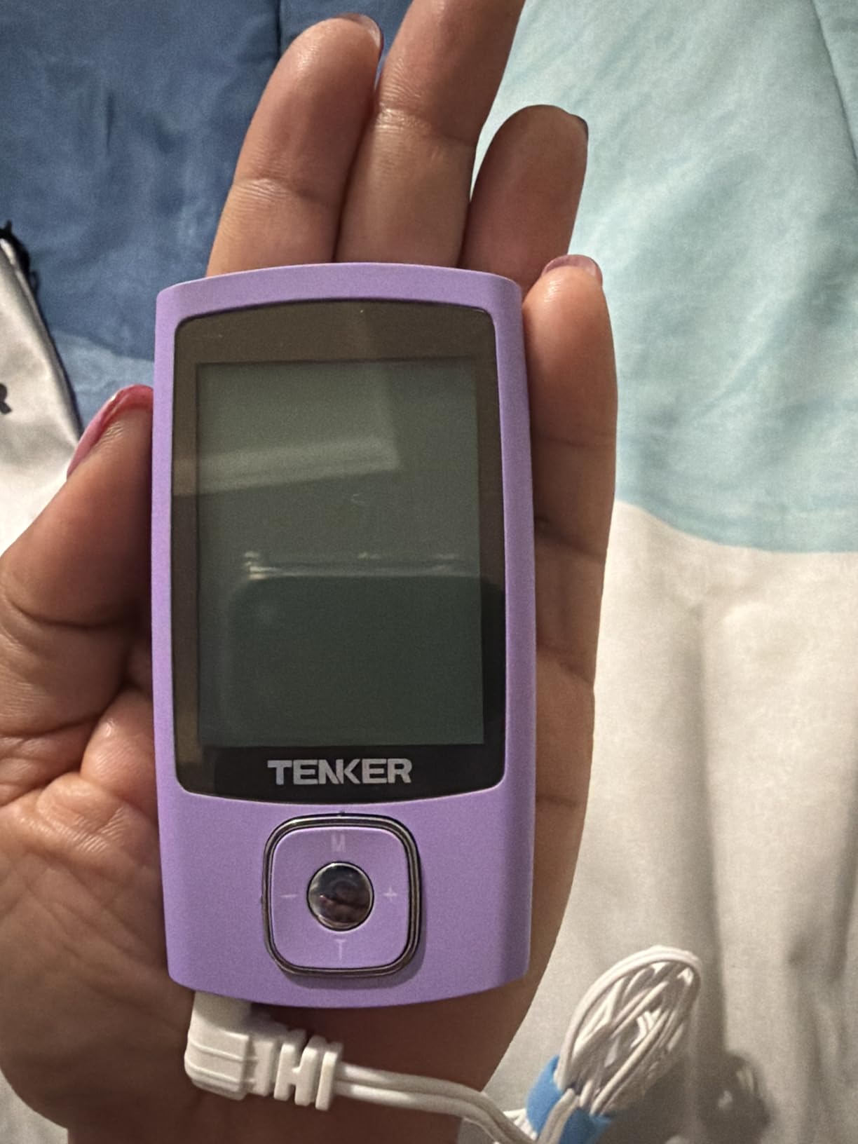 TENKER TENS Unit Muscle Stimulator, 24 Modes TENS EMS Machine for Shoulder, Sciatica, Back Pain Relief, Rechargeable Electronic Pulse Massager with 2