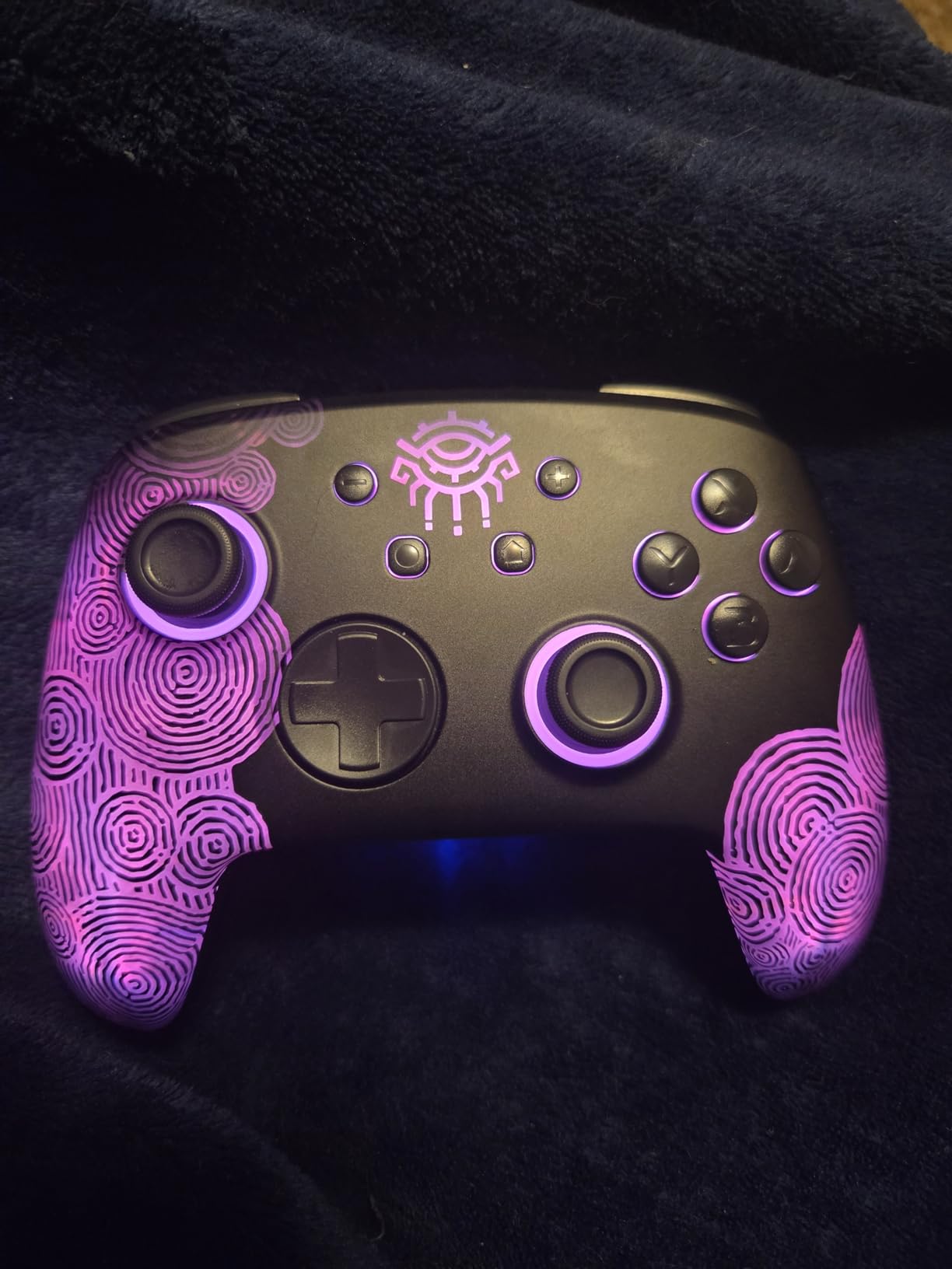 Switch 2 Pro Controller One-Key Wake Up for Switch2/OLED,Firefly Switch Wireless Controller with Hall Effect Joysticks, NFC Function, Black Bluetooth Remote Gamepad with 7 LED/Paddle/Turbo/Motion customer photo 2