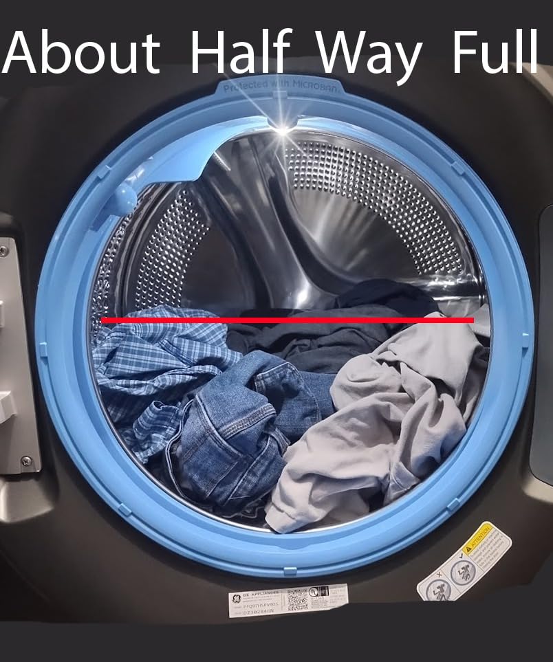 GE Profile PFQ97HSPVDS 28 Inch Smart Front Load Washer/Dryer Combo with 4.8 cu.ft. Capacity customer photo 3