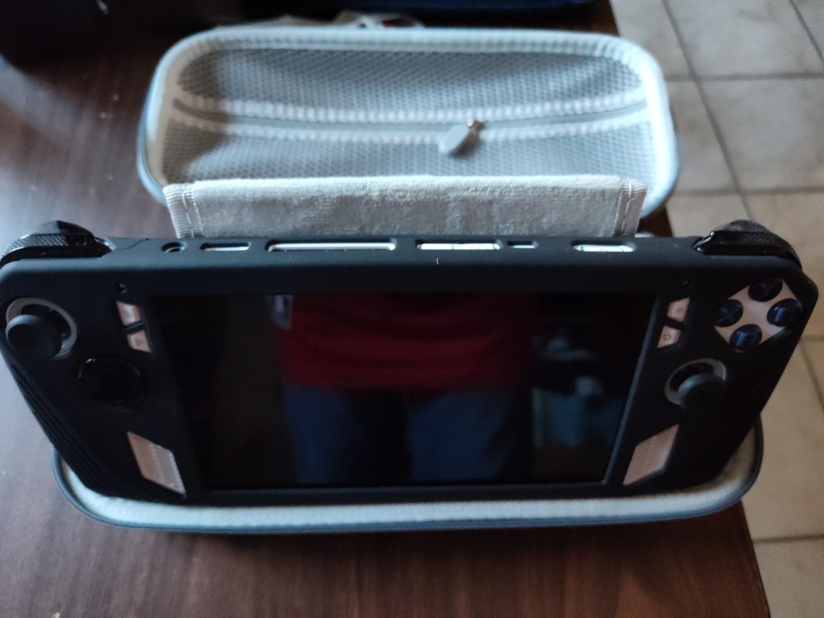 sarlar Rog Ally Carrying Case Compitable with ASUS ROG Ally Gaming Handheld and Accessories, Large Space Hard Shell Case Fit AC Adapter and Power Bank for Travel and Storage customer photo 1