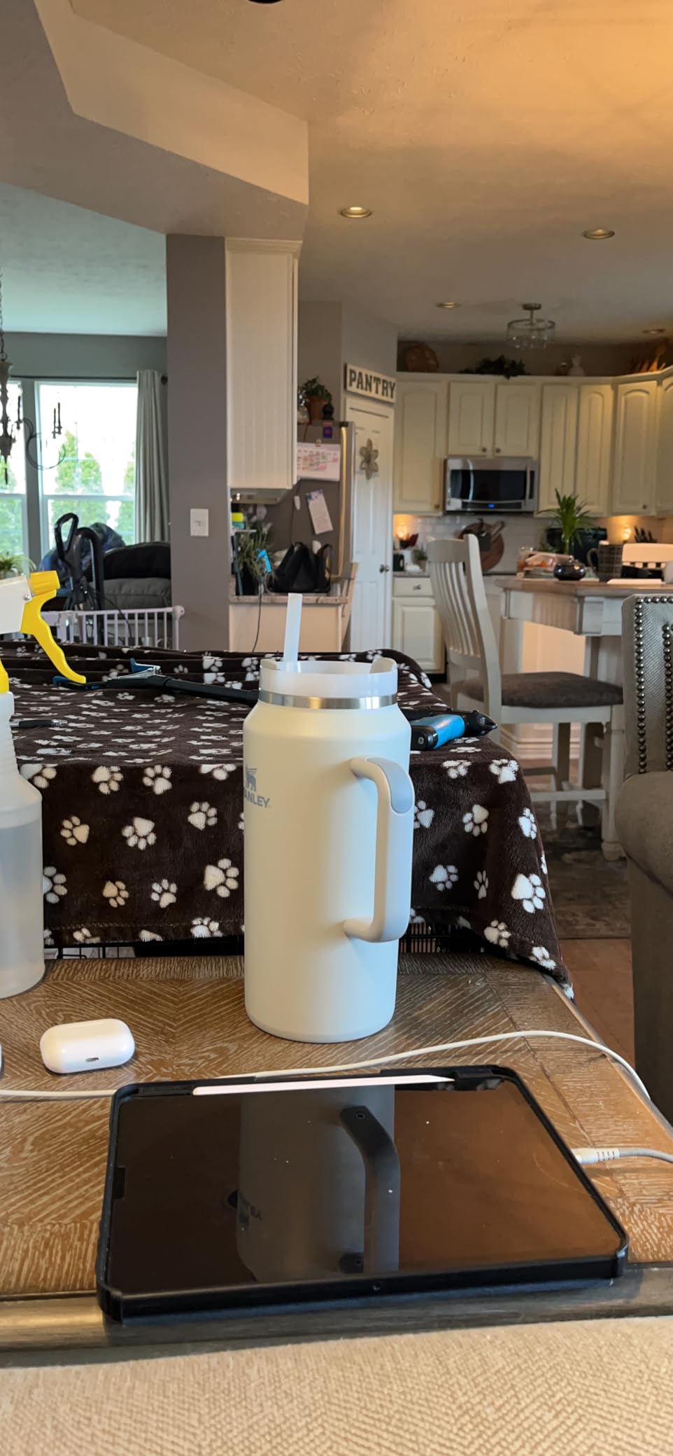 Stanley Quencher H2.0 Tumbler with Handle & Straw 64 oz | Flowstate 3-Position Lid | Large Capacity for Travel & Sports | Insulated Stainless Steel Cup | BPA-Free | Fog customer photo 2