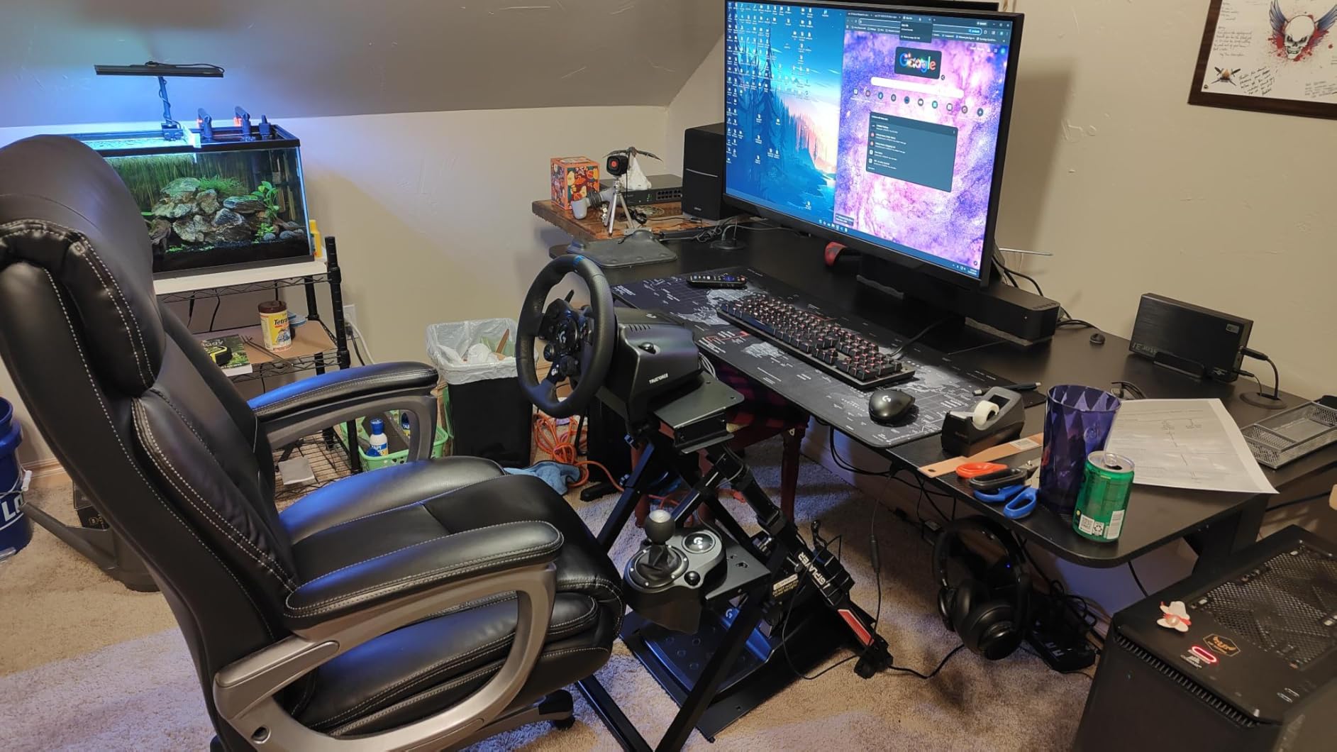 GTPLAYER Sim Racing Wheel Stand Simulator Cockpit Wheel Stand Racing Steering Shifter Mount fit for Logitech G25 G27 G29 G920 G923 Thrustmaster T330TS customer photo 2