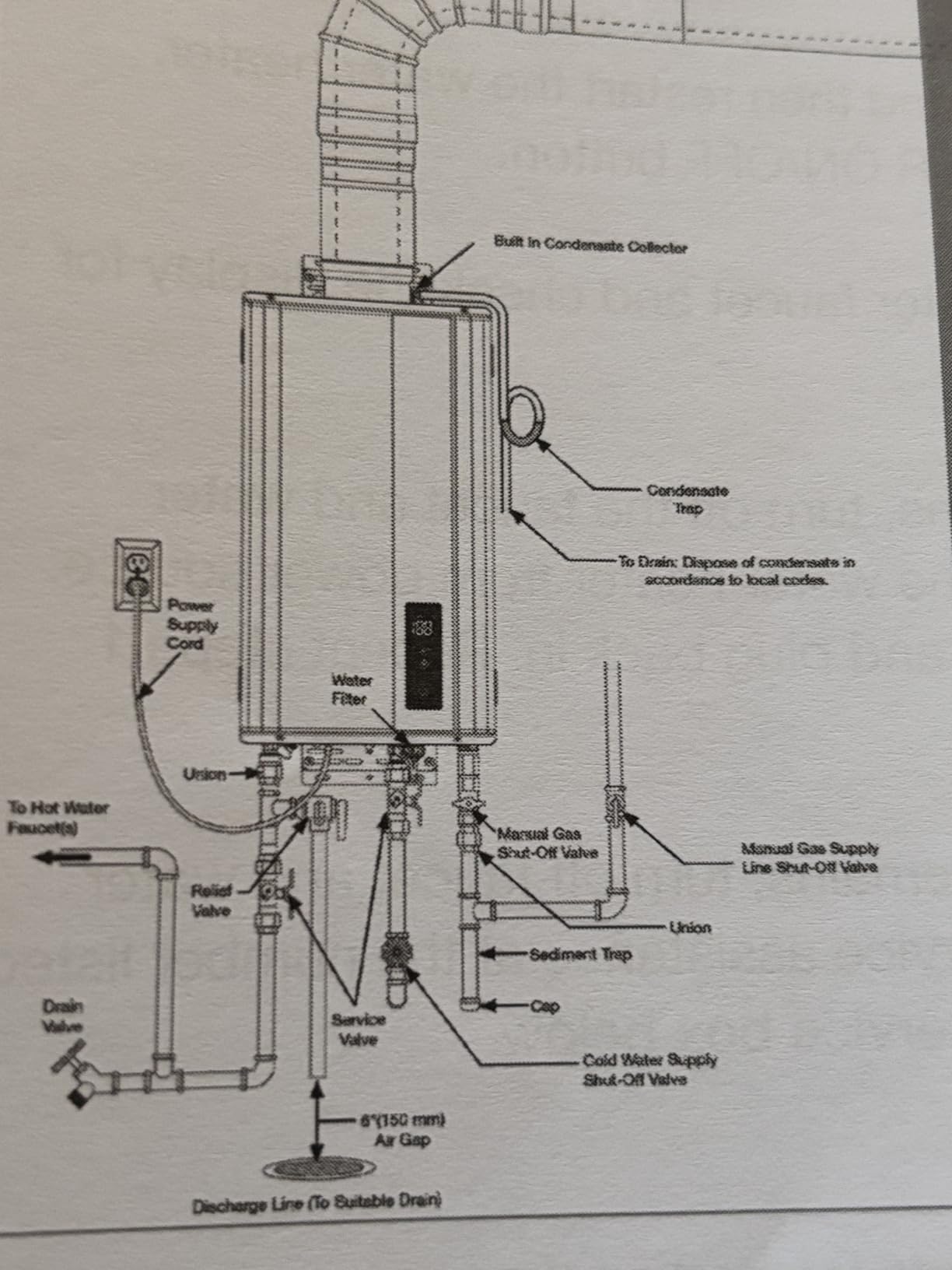 Rheem RTG-95DVLN-3 High Efficiency Non-Condensing Indoor Tankless Natural Gas Water Heater 9.5 GPM, 199,900 BTUs customer photo 2