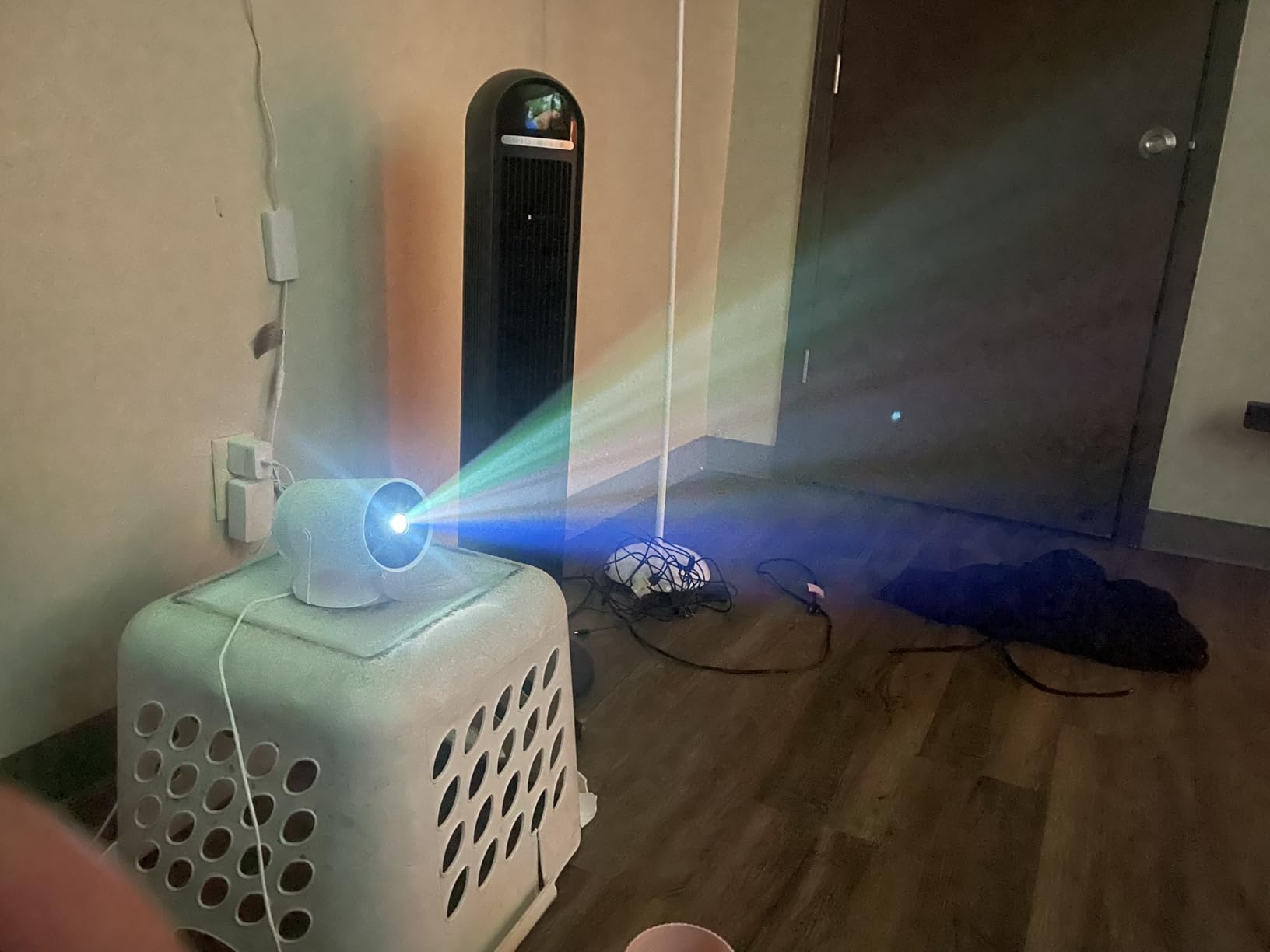 Samsung The Freestyle 2nd Gen with Gaming Hub Smart Portable Projector, FHD, HDR, Big Screen Home Theater Experience, 360 Sound, SP-LFF3CLAXXZA, 2023 Model customer photo 1