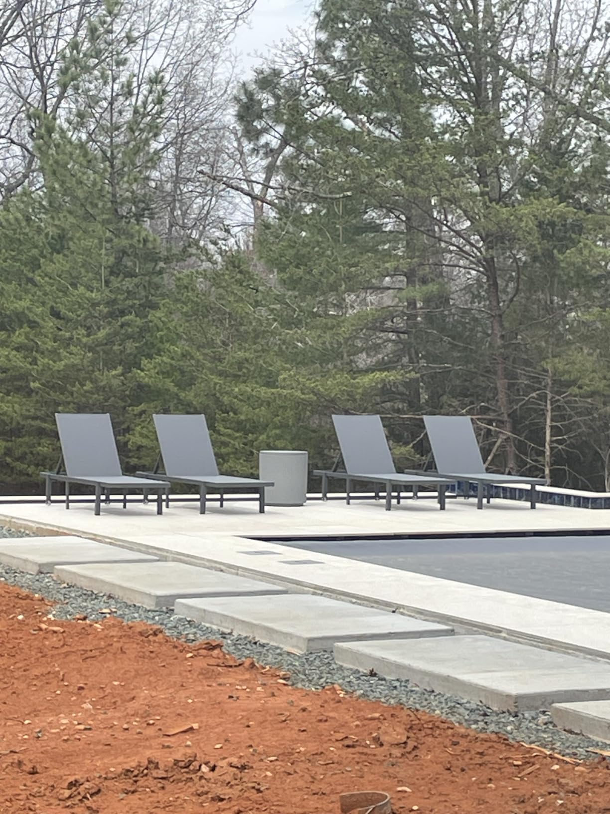 Ciokea Aluminum Chaise Lounge Chair Outdoor with Wheels, Patio Lounge Chair with Adjustable 5-Position Recliner and Full Flat Tanning Chair for Patio, Beach, Pool, Khaki customer photo 2