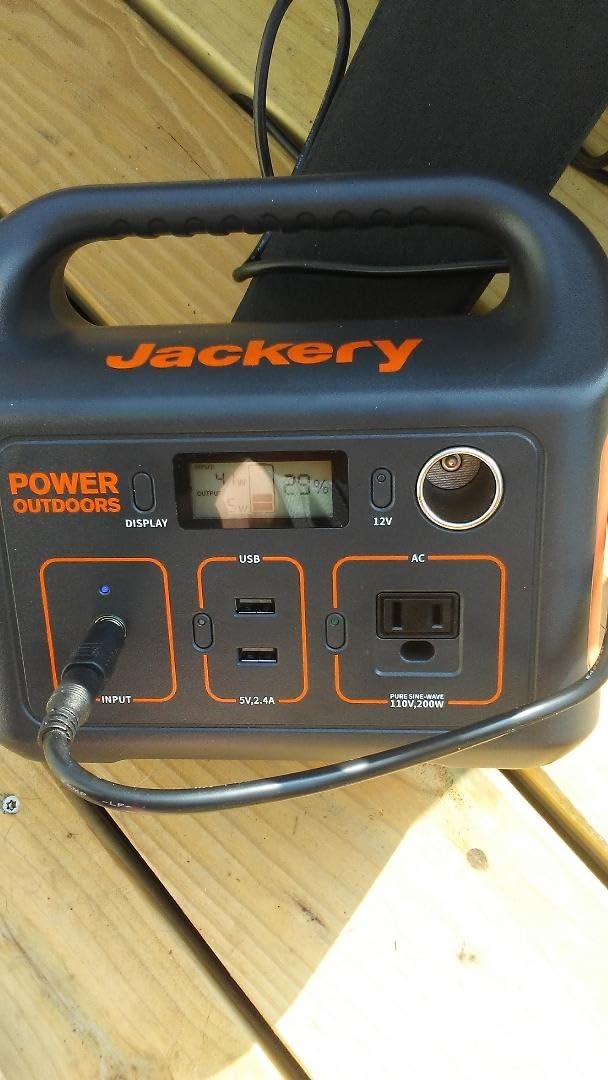 Jackery Portable Power Station Explorer 290, 290Wh Backup Lithium Battery, 110V/200W Pure Sine Wave AC Outlet, Solar Generator (Solar Panel Not Included) for Outdoors Camping Travel (Renewed) customer photo 2