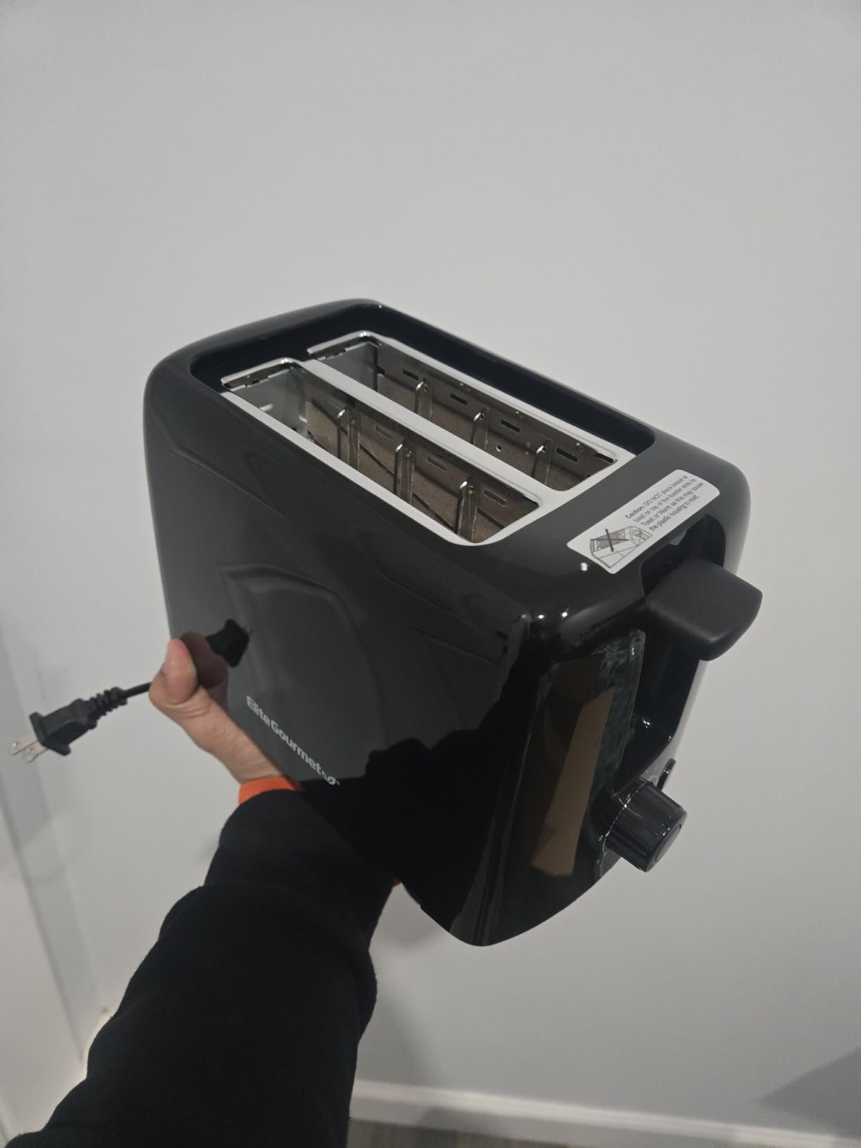 Elite Gourmet 2-Slice Cool Touch Toaster - 6 Browning Levels, Extra Wide 1.25