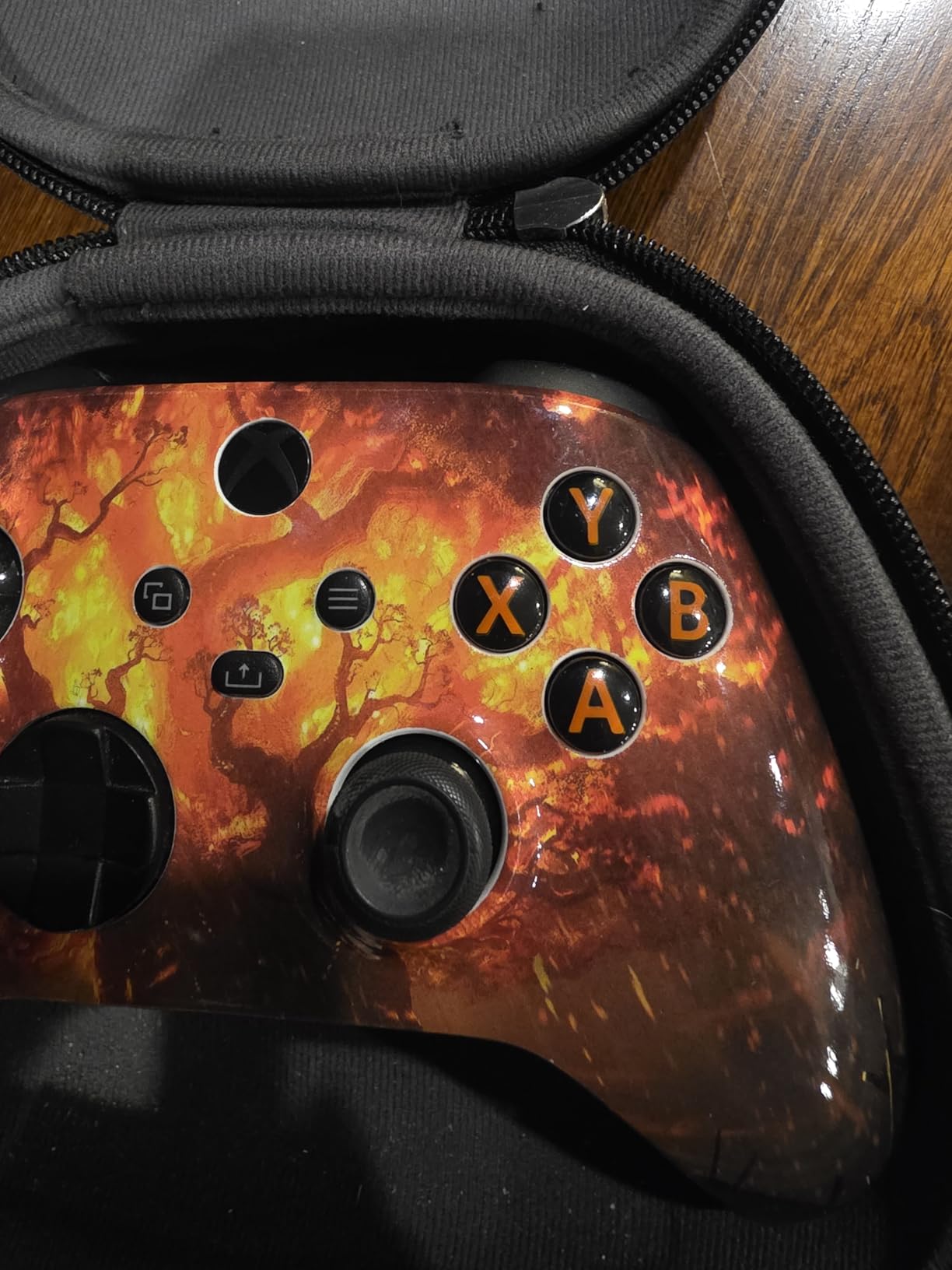 eXtremeRate ABXY Buttons for Xbox Series X & S Controller, Three-Tone Black & Clear with New Hope Gray Classic Symbols Custom Action Buttons for Xbox One S/X, Elite Series 2 & 1 Wireless Controller customer photo 2