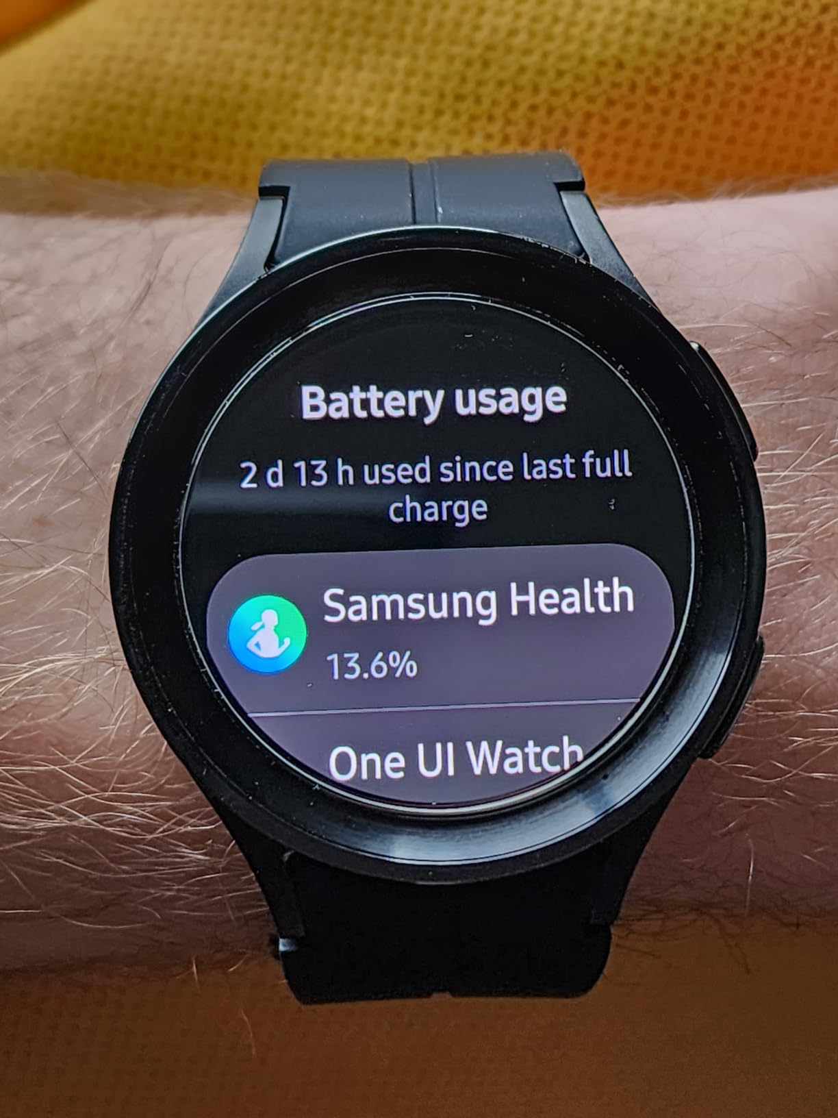 SAMSUNG Galaxy Watch 5 Pro 45mm Bluetooth Smartwatch w/Body, Health, Fitness and Sleep Tracker, Black (Renewed) customer photo 1