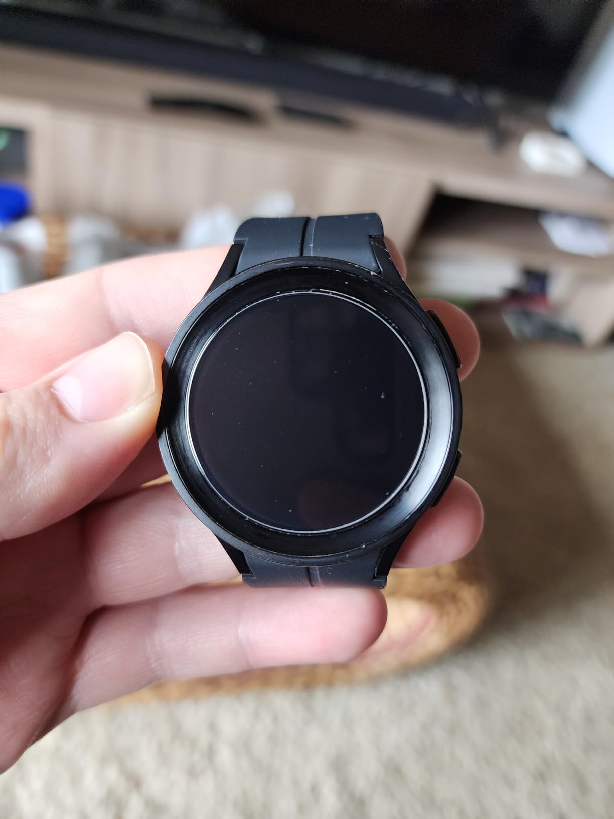 SAMSUNG Galaxy Watch 5 Pro 45mm Bluetooth Smartwatch w/Body, Health, Fitness and Sleep Tracker, Black (Renewed) customer photo 2