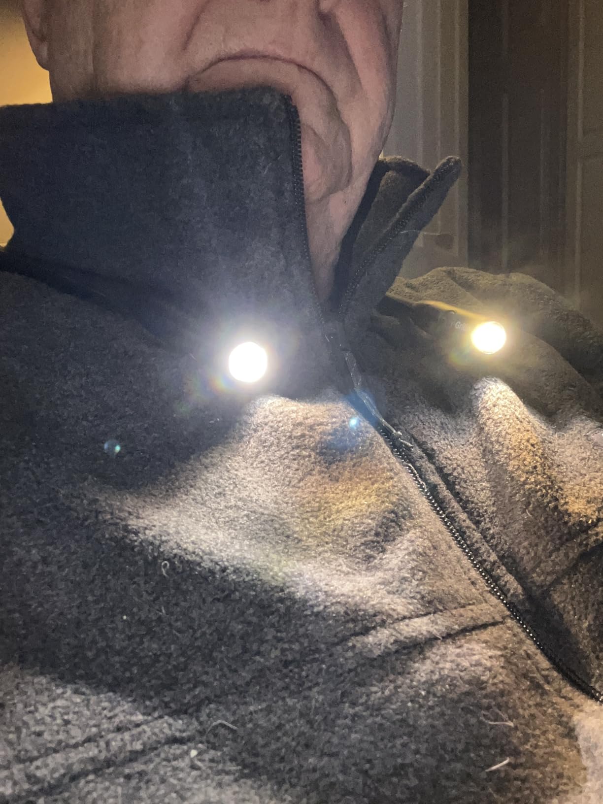 Gritin LED Neck Reading Light,Book Light for Reading in Bed-Eye Caring 3 Colors, Dimmable Brightness, Bendable Arms, 80+Hrs Runtime, Neck Round Design, Comfortable &Lightweight for Crafting, Knitting customer photo 1