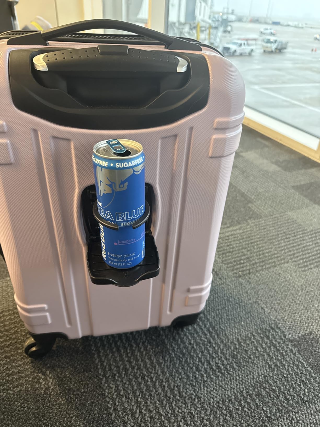 Wrangler Astral Hardside Luggage, Dark Shadow, 22-Inch Carry-On customer photo 1