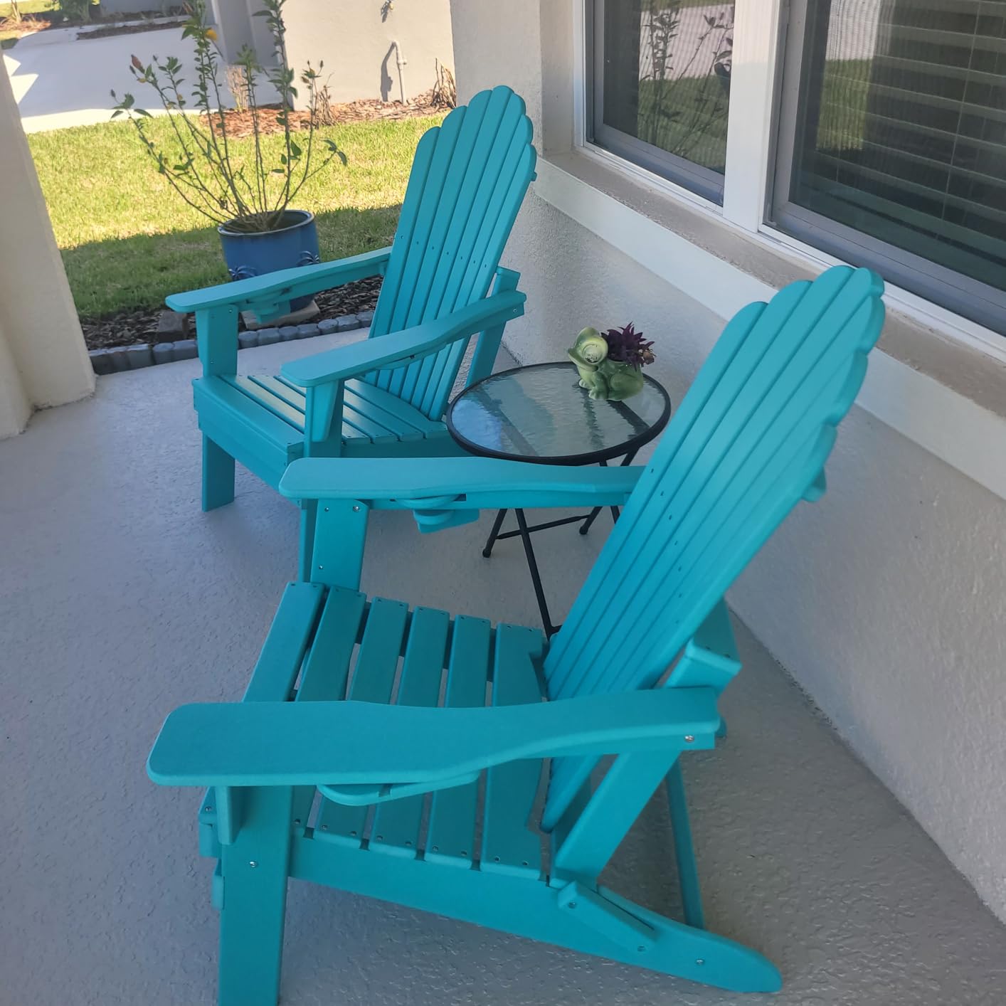 2026 Upgraded Oversized Folding Adirondack Chair, 380 lbs Heavy Duty Fire Pit Chair with 37.8