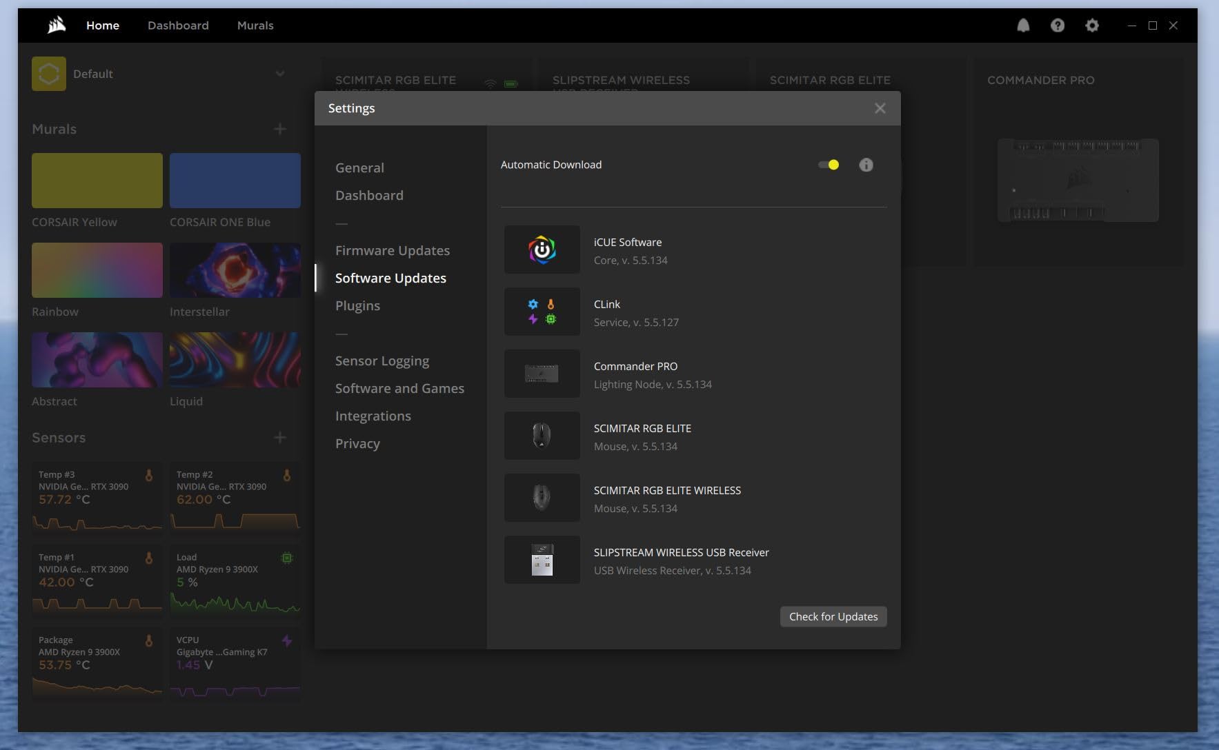 Corsair Scimitar Elite RGB Wireless MMO Gaming Mouse - 26,000 DPI - 16 Programmable Buttons - Up to 150hrs Battery - iCUE Compatible - Black customer photo 1