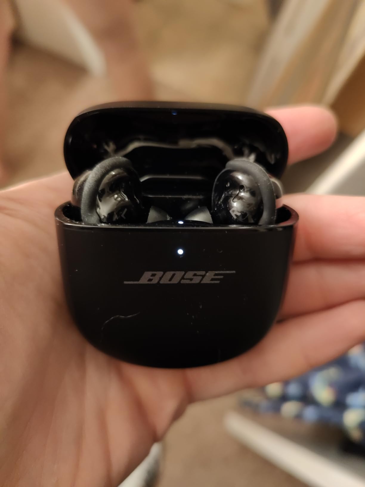 Bose QuietComfort Ultra Bluetooth Earbuds, Wireless Earbuds with Spatial Audio and World-Class Active Noise Cancellation, Deep Bass, Up to 6 Hours of Playtime, Black customer photo 2