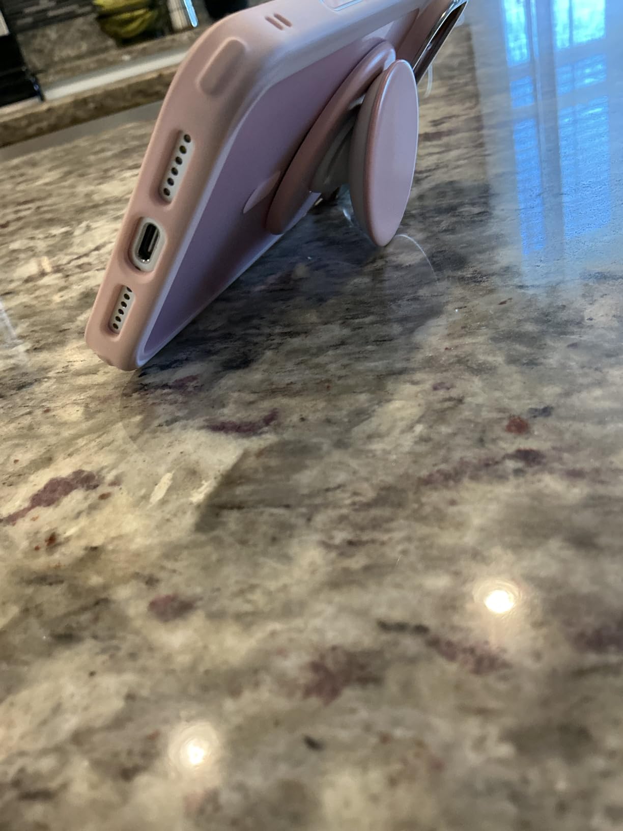 Sinjimoru for MagSafe Phone Grip, Soft Silicone Magnetic Finger Grip for iPhone 17/16/15/14/13, Comfortable One-Touch Holding, M-Tap Tok Black customer photo 2