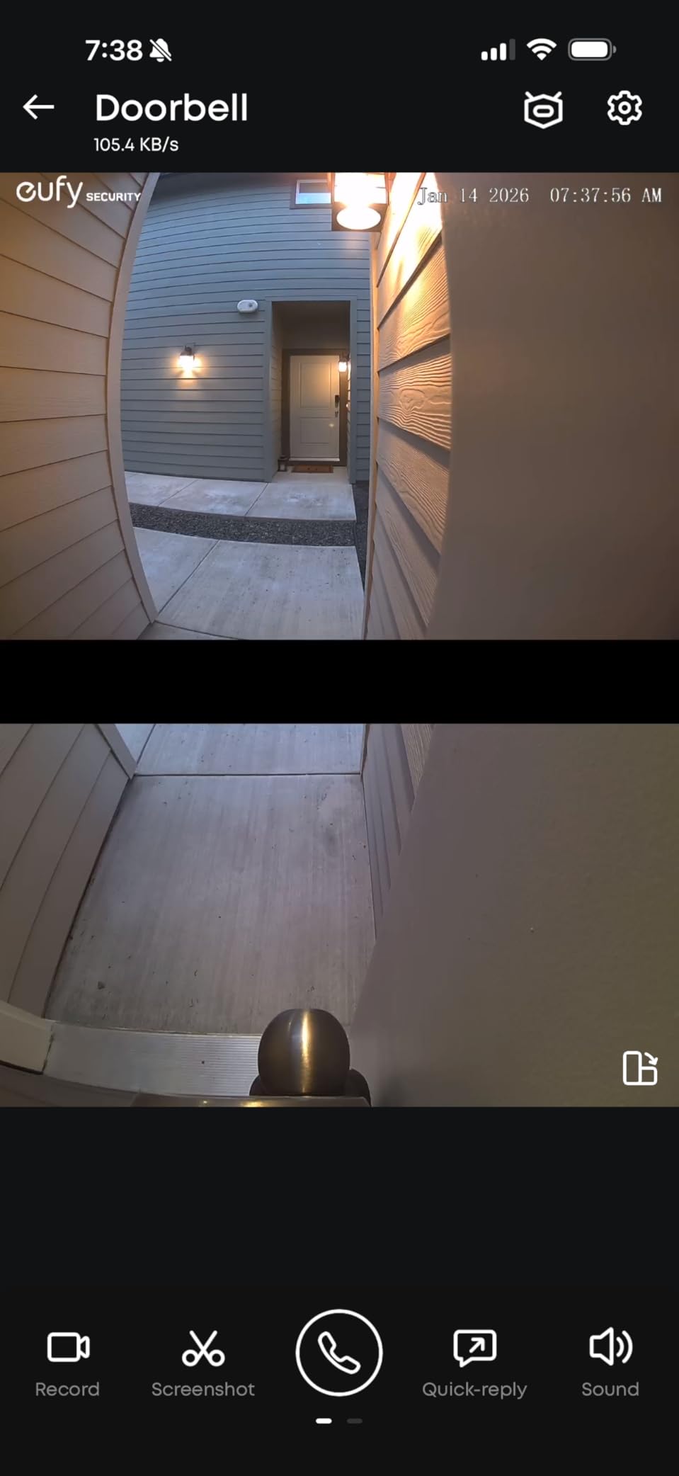 eufy Security Video Doorbell E340, No Subscription, Dual Cameras, 2K FHD, Head-to-Toe View, Doorbell Camera Wireless & Wired, Color Night Vision, Two-Way Talk, AI Motion/Package Detection, Built-in 8GB customer photo 2