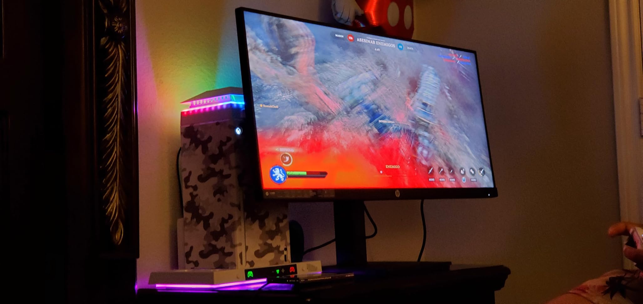 Upgrade Cooling Fan&Dual Charging Stand for Xbox Series X Console&Controller,Cooler Charger Station System for XSX with 15 RGB Light, 2x1400mAh Rechargeable Battery,Disc Accessories Storage (Black) customer photo 2