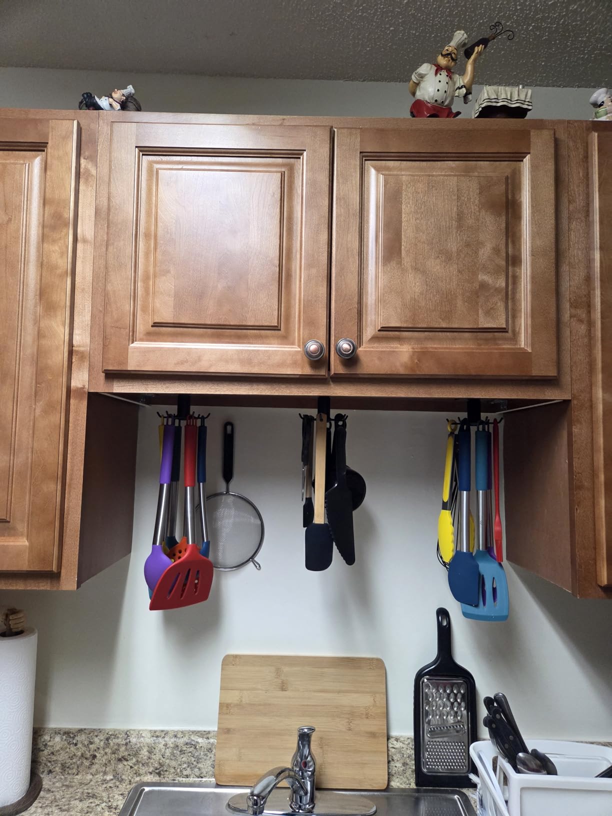 HOTEC 446°F Heat Resistant Silicone Kitchen Utensils, Cooking Utensil Set, Spatula Set, BPA Free, Kitchen Gadgets, Utensils Holder, Dishwasher Safe, 14pcs Multicolor customer photo 1