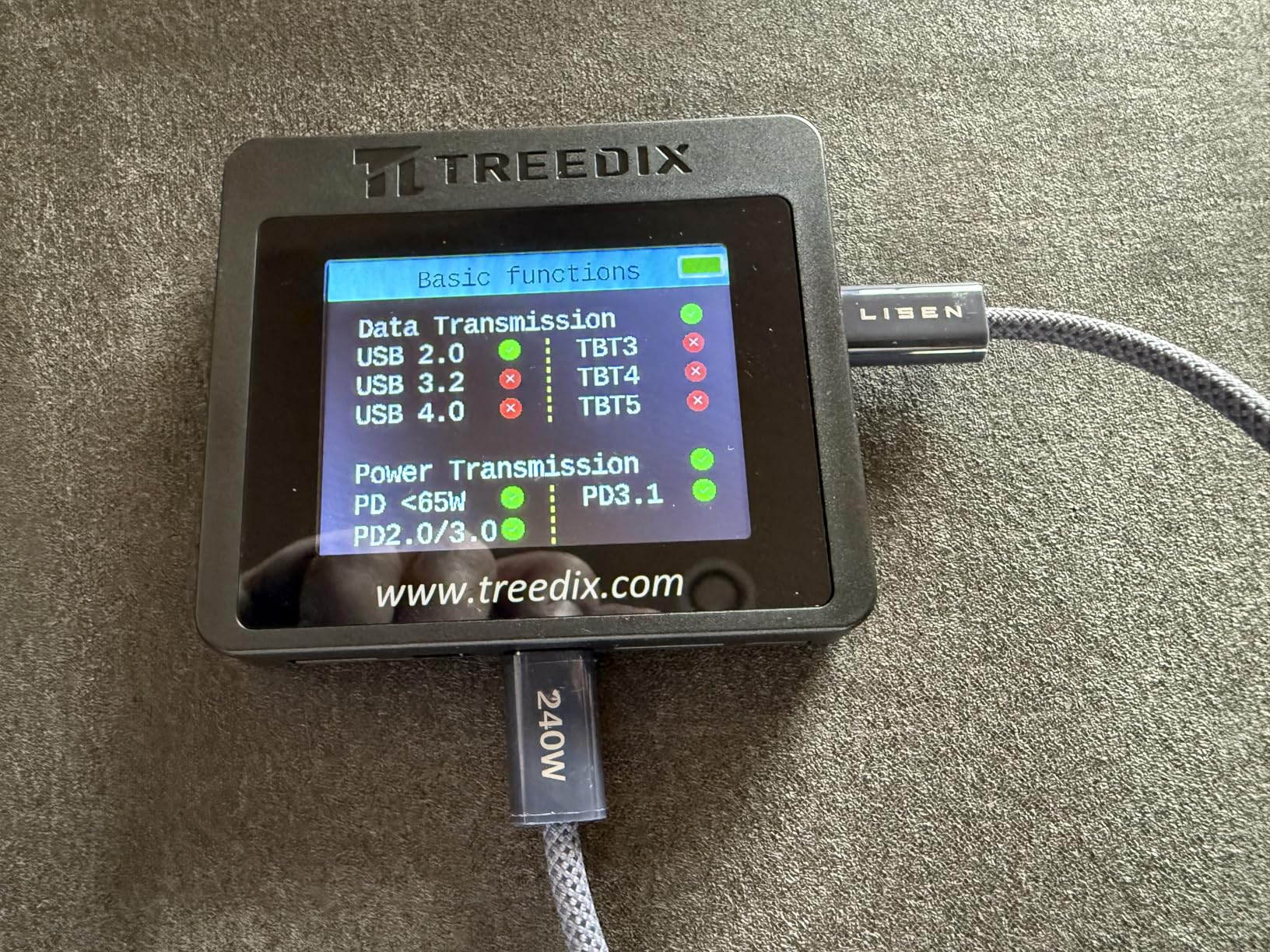 LISEN USB C to USB C Cable, 240W C to C Cable Fast Charging [6.6FT, 2 Pack] Type C Charger for iPhone 17 16 15 Pro Max iPad MacBook Neo Air Pro Samsung S26 S25 Ultra customer photo 2