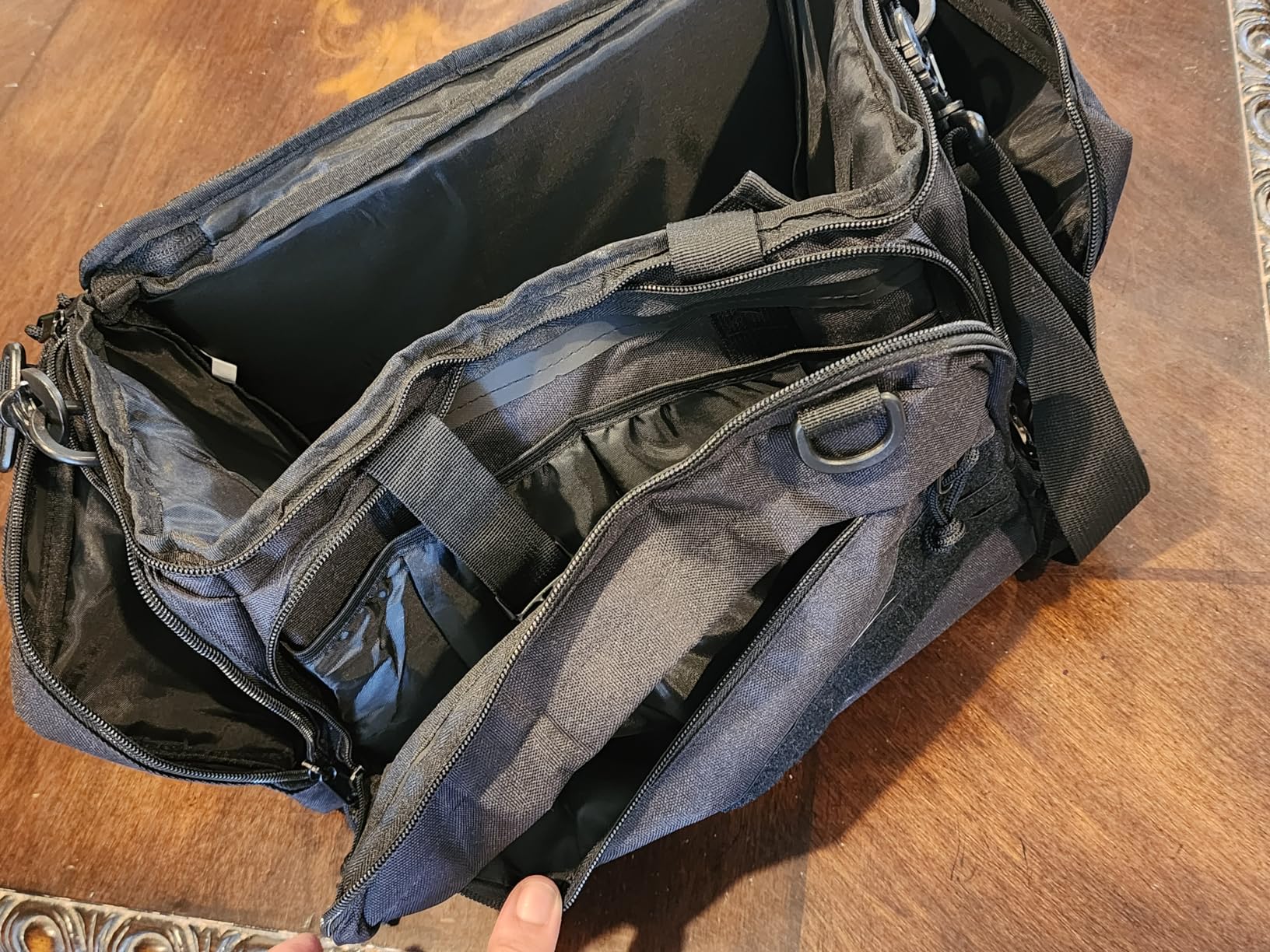 Tactical Console Carrying Case Compatible with Xbox Series X, Travel Carry Case Bag with Multi-Pockets for Controllers, Discs & More Accessories (Patent Design) customer photo 2