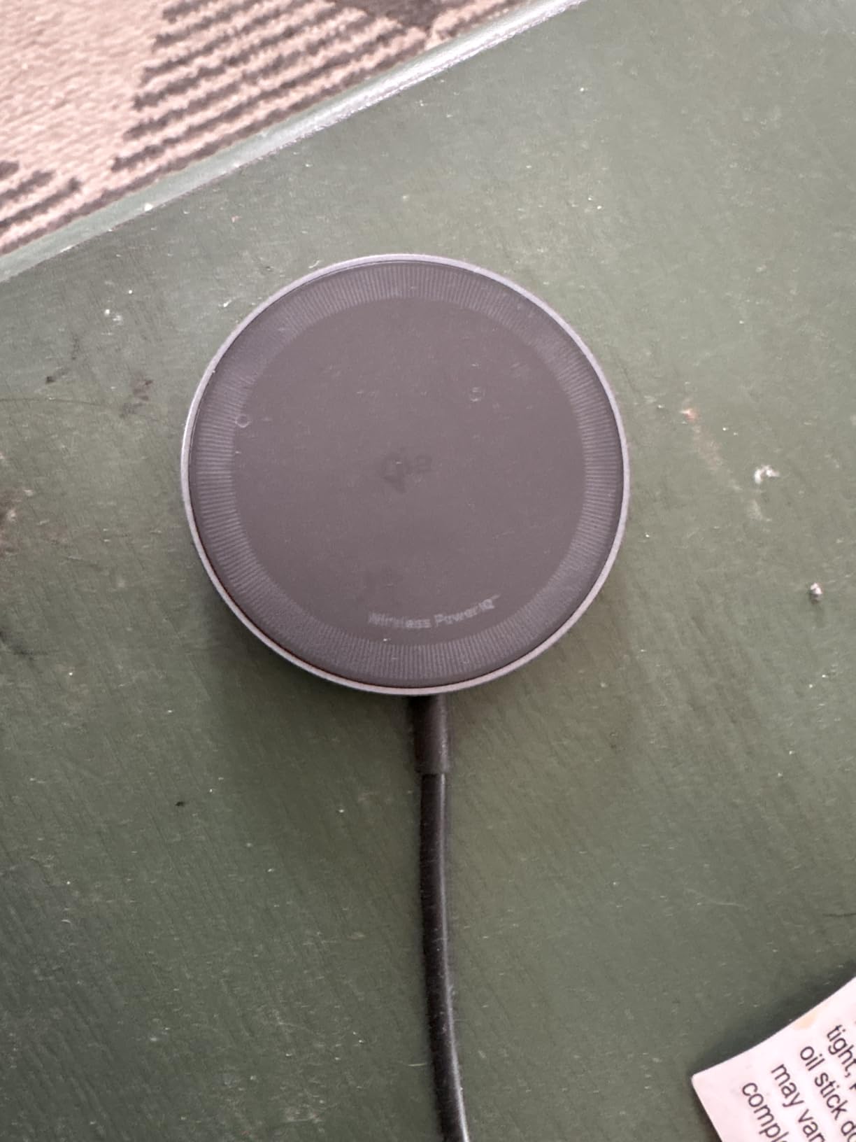 Anker MagSafe Charger Pad, MagGo iPhone 16 Wireless Charging Pad, Qi2 Certified 15W Wireless Charger, Compatible with iPhone 16/16 Plus/16 Pro/16 Pro Max/15/14/13/12 Series (Black, with Adapter) customer photo 1