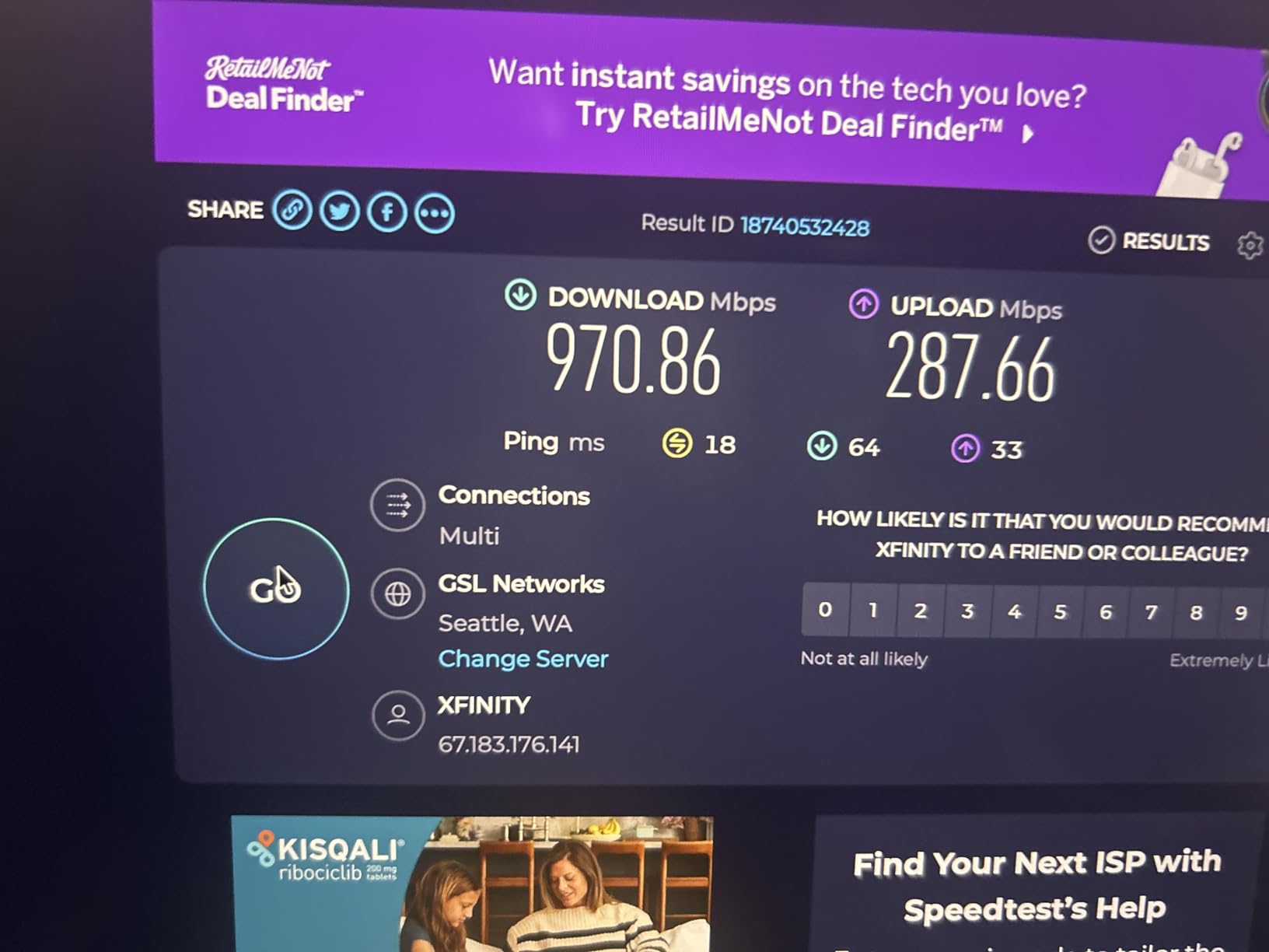 Netgear Orbi 970 Series Quad-Band WiFi 7 Mesh Network System (RBE973S), Router + 2 Satellite Extenders, Security Features, Up to 27Gbps, Covers Up to 10,000 sq. ft., 200 Devices, 10 Gig Internet Port customer photo 2