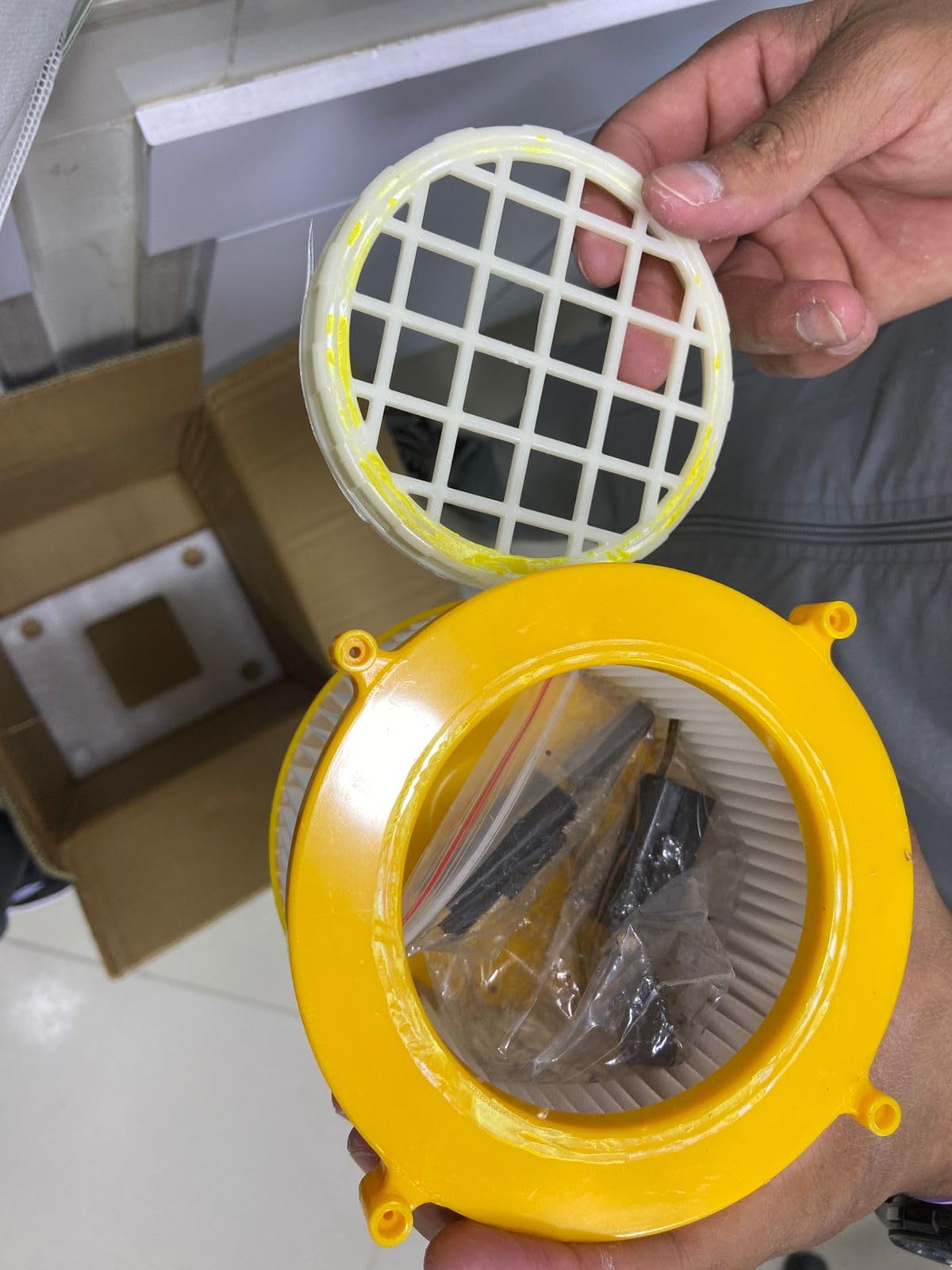 Digital Dental Dust Collector Professional 500W High Power Double Impeller Vacuum Cleaner Artificer Room Dentistry Lab Dust Suction System customer photo 1