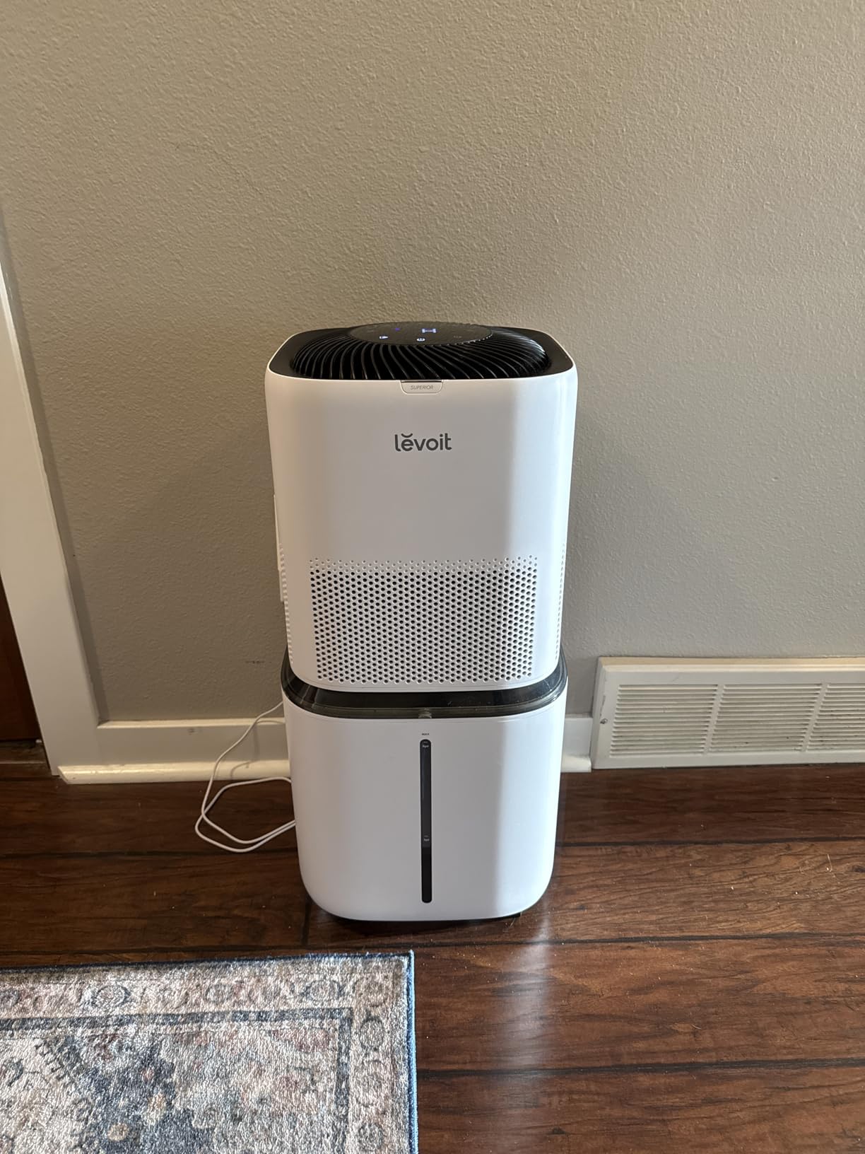 LEVOIT Superior 6000S Smart Evaporative Humidifiers for Home Whole House up to 3000ft², 6 Gal, Last 72-Hour, Premium Filter, Dry Mode, Wheels & Water Fill Hose & Foldable Storage - Quiet Sleep Mode customer photo 2