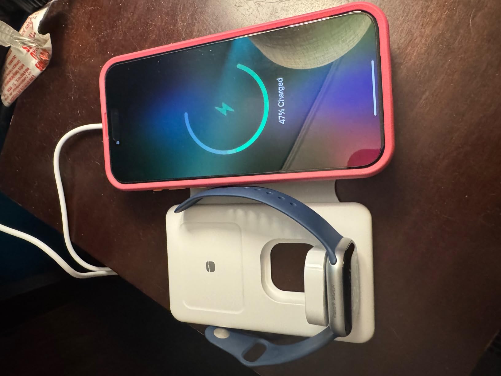 Magnetic Wireless Charger for iPhone: 3 in 1 Travel Charging Station for Apple Devices for iPhone 17 Air 16 15 14 13 12 Pro Max Plus - Foldable Charging Pad for Apple Watch Series & Airpods 4 3 2 Pro customer photo 1