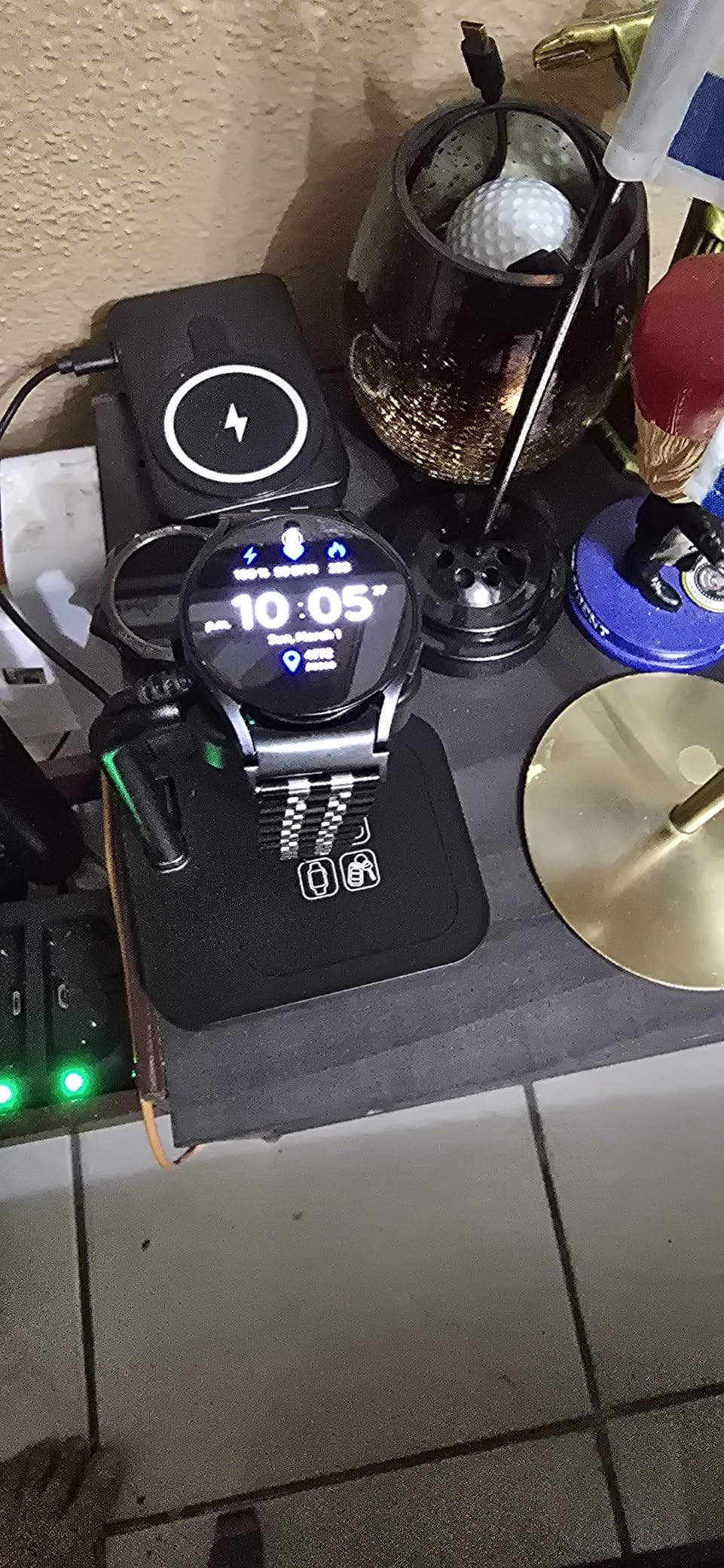 SAMSUNG Galaxy Watch 6 44mm Bluetooth Smartwatch w/ Fitness Tracker, Personalized HR Zones, Advanced Sleep Coaching, Heart Monitor, BIA Sensor, Biggest Screen, US Version, Graphite (Renewed) customer photo 1