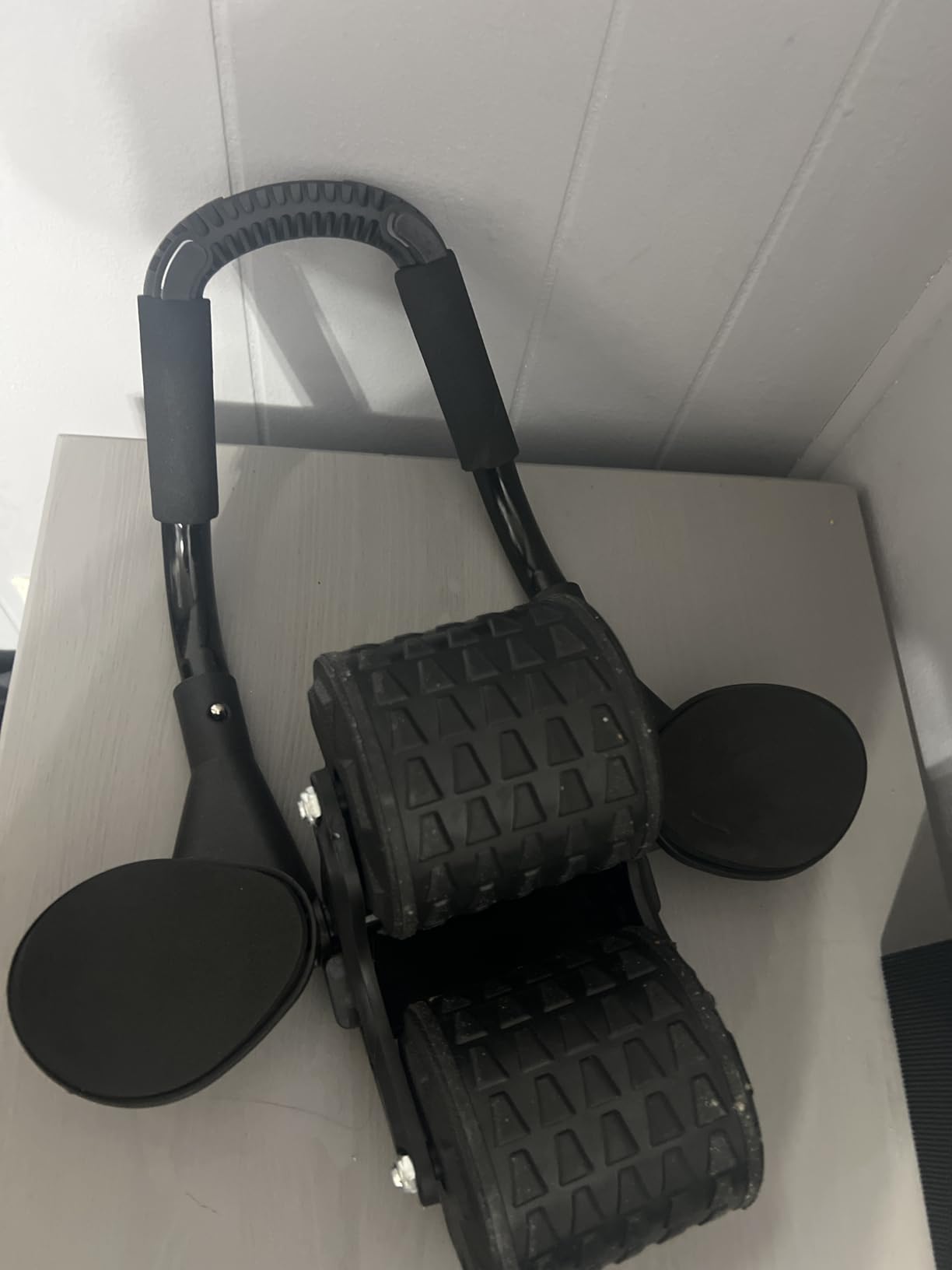 2026 New Ab Roller Wheel with Knee Mat &Timer, Automatic Rebound Abdominal Wheel, Ab Abdominal Exercise Roller with Elbow Support, Abs Workout Equipment Ab Exercise Roller for Women Men customer photo 1