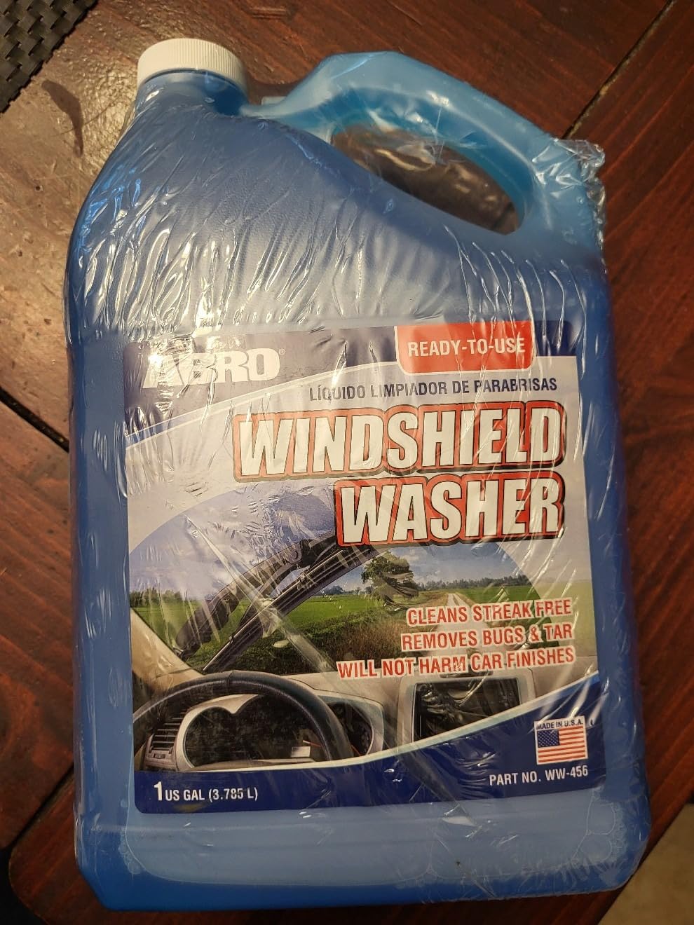 ABRO Windshield Washer Fluid Ready to Use Formula - 1 Gallon, Pre-Mixed, Streak-Free Cleanliness, 2-In-1 Removes Bugs & Tar customer photo 2