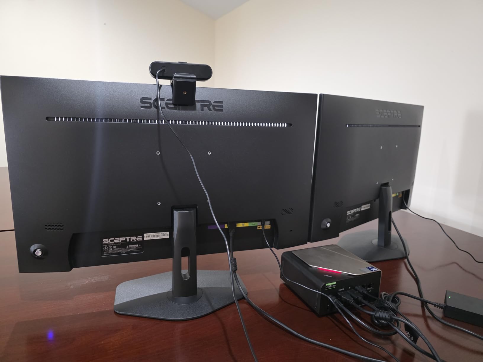 New! Sceptre 27-inch Gaming Monitor 100Hz 1ms DisplayPort HDMI x2 100% sRGB AMD FreeSync Build-in Speakers, Eye Care Frameless Machine Black 2025 (E275W-FW100T Series) customer photo 1