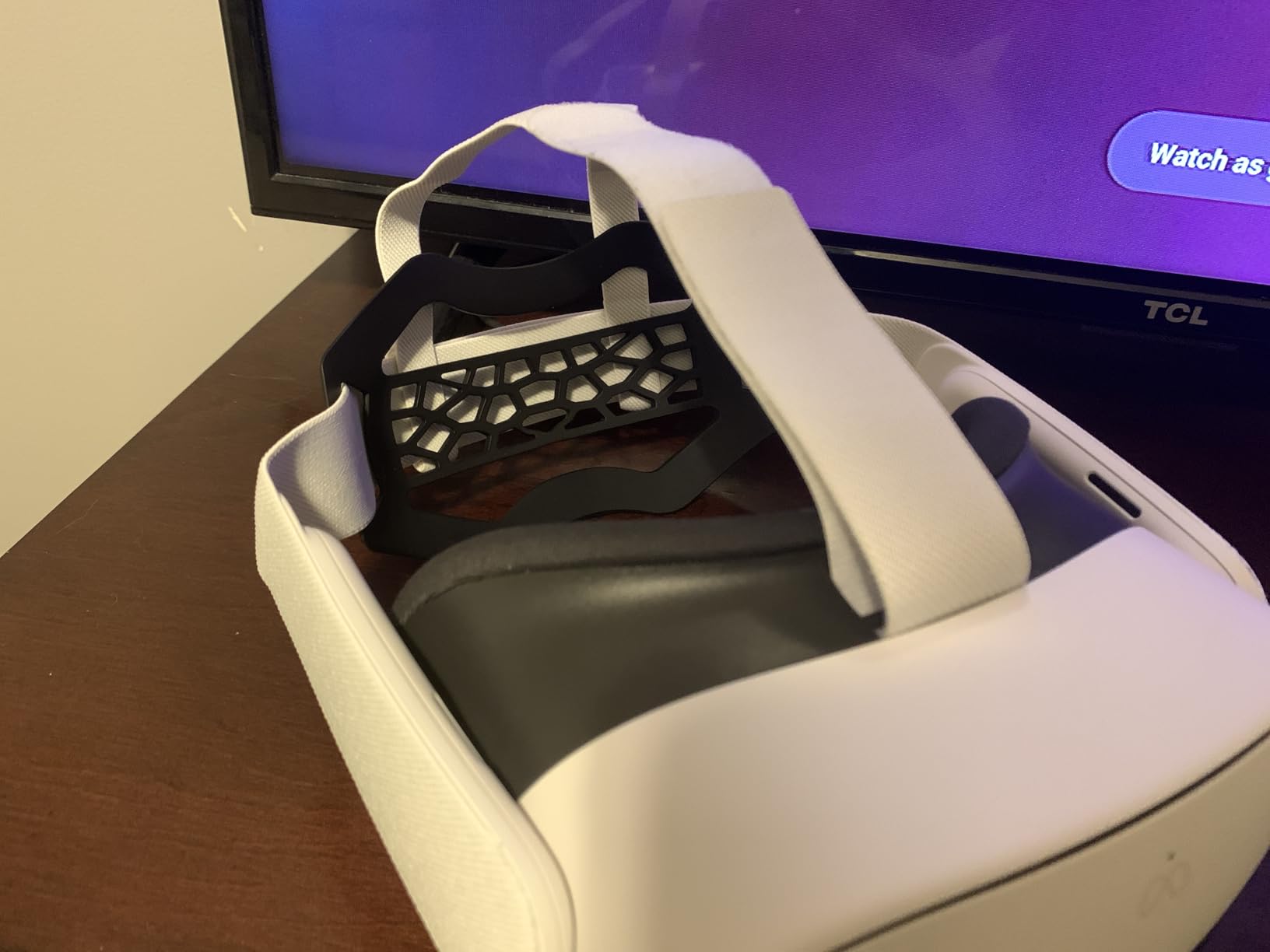 APEXINNO VR Head Strap Pad for Meta Quest 3/3S/Quest 2, Elite Strap Comfort Cushion for Lying Down, Back Head Pressure Relief Support, VR Accessories for Long Gaming, Fitness & Movies customer photo 1