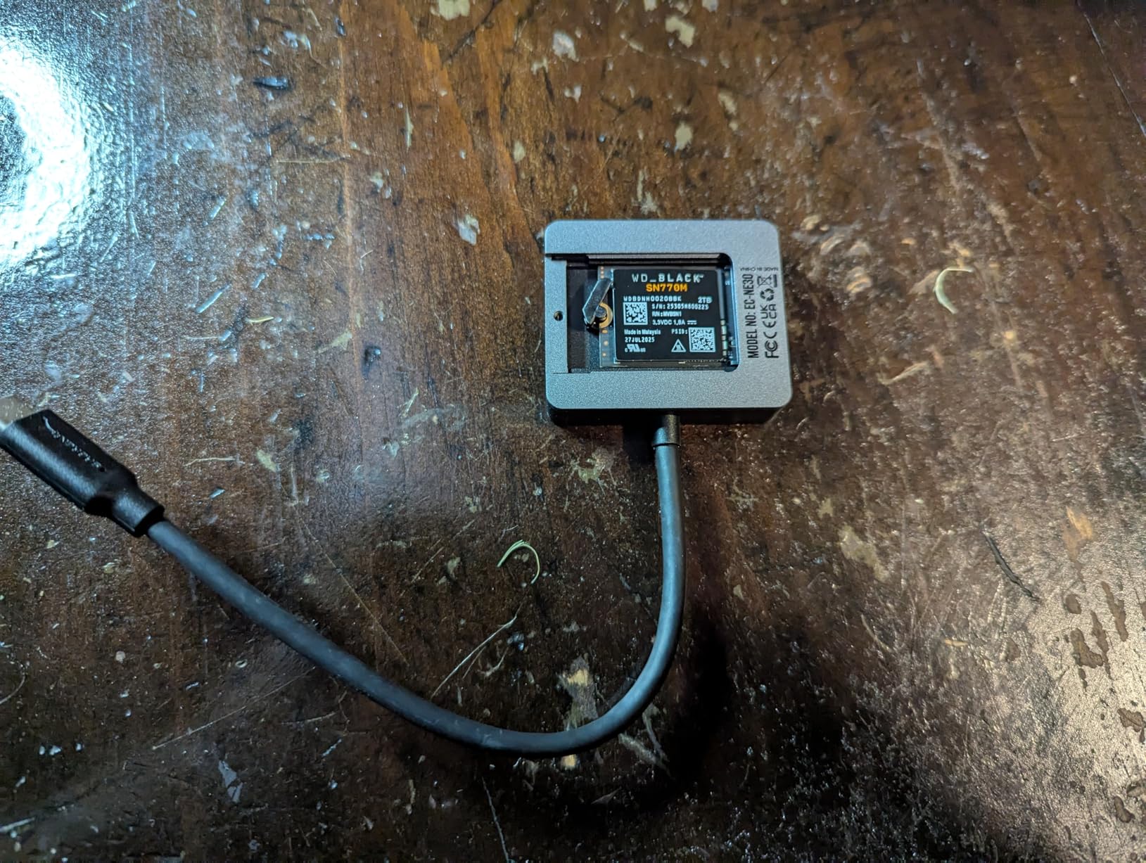 WD_Black SN770M 1TB M.2 2230 NVMeSSD - PCIe Gen 4.0, Speeds up to 5150 MB/s, for Handheld Gaming Devices and Compatible laptops, TLC 3D NAND, Great for Asus ROG Ally, Steam Deck, Microsoft Surface customer photo 2