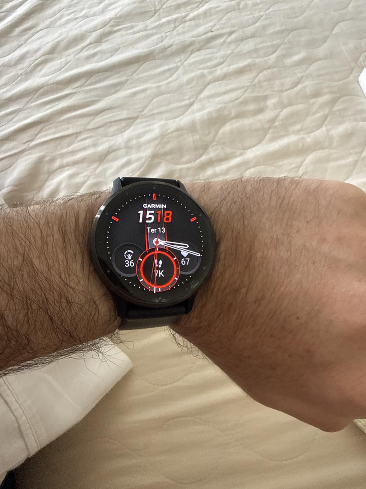 Garmin Venu 3 Running GPS Smartwatch with AMOLED Display, Advanced Health, Fitness Features, Up to 14 Day Battery Life with Signature Power Bundle | Slate with Black Silicone Band customer photo 1