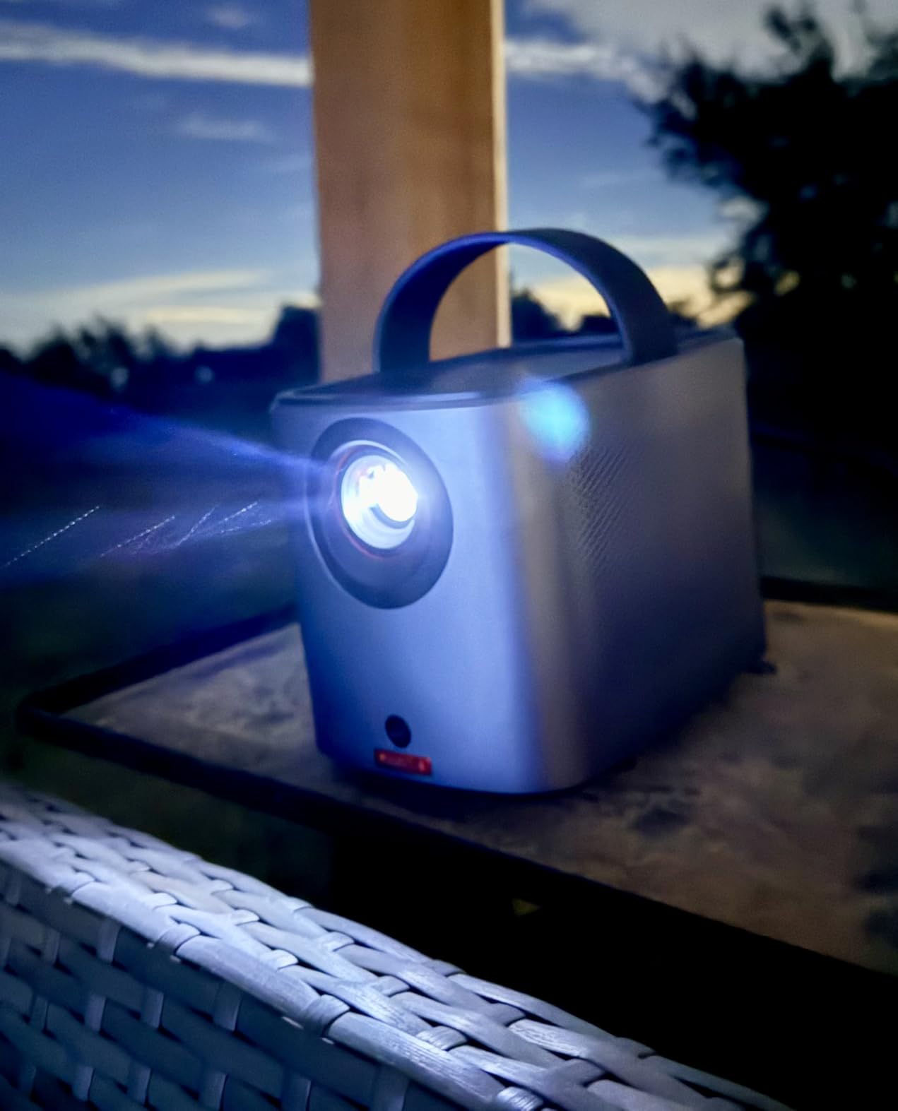 Anker Nebula Mars 3 Air GTV Projector - Netflix Officially Licensed, 400 ANSI-Lumen Brightness, Native 1080P, Dolby Digital Sound, 150-Inch Picture, Built-In Battery for 2.5 Hours of Playtime Anywhere customer photo 2