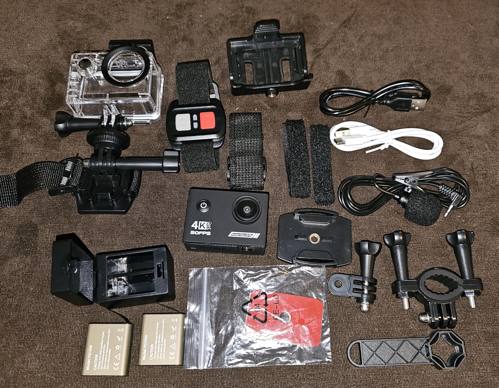 Action Camera 4K30fps with 64G SD Card, HD Waterproof Camera 131ft Underwater customer photo 1