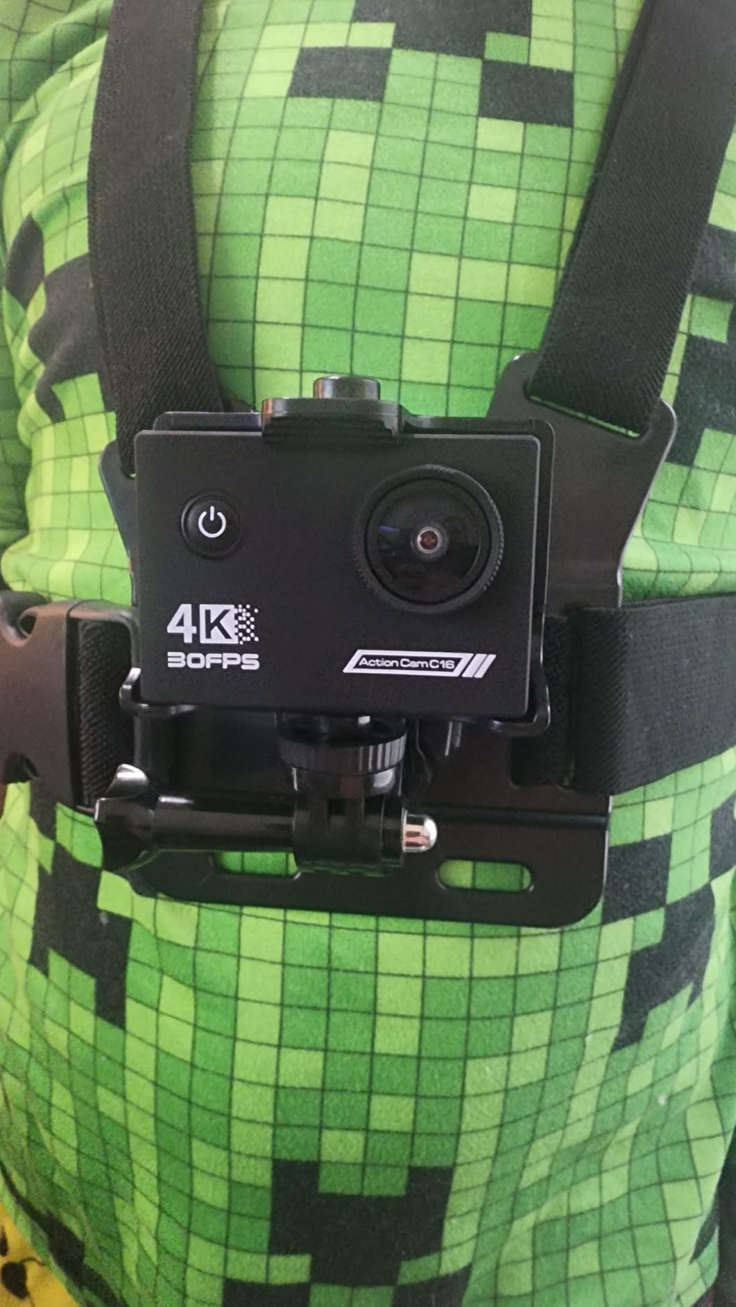 Action Camera 4K30fps with 64G SD Card, HD Waterproof Camera 131ft Underwater customer photo 2