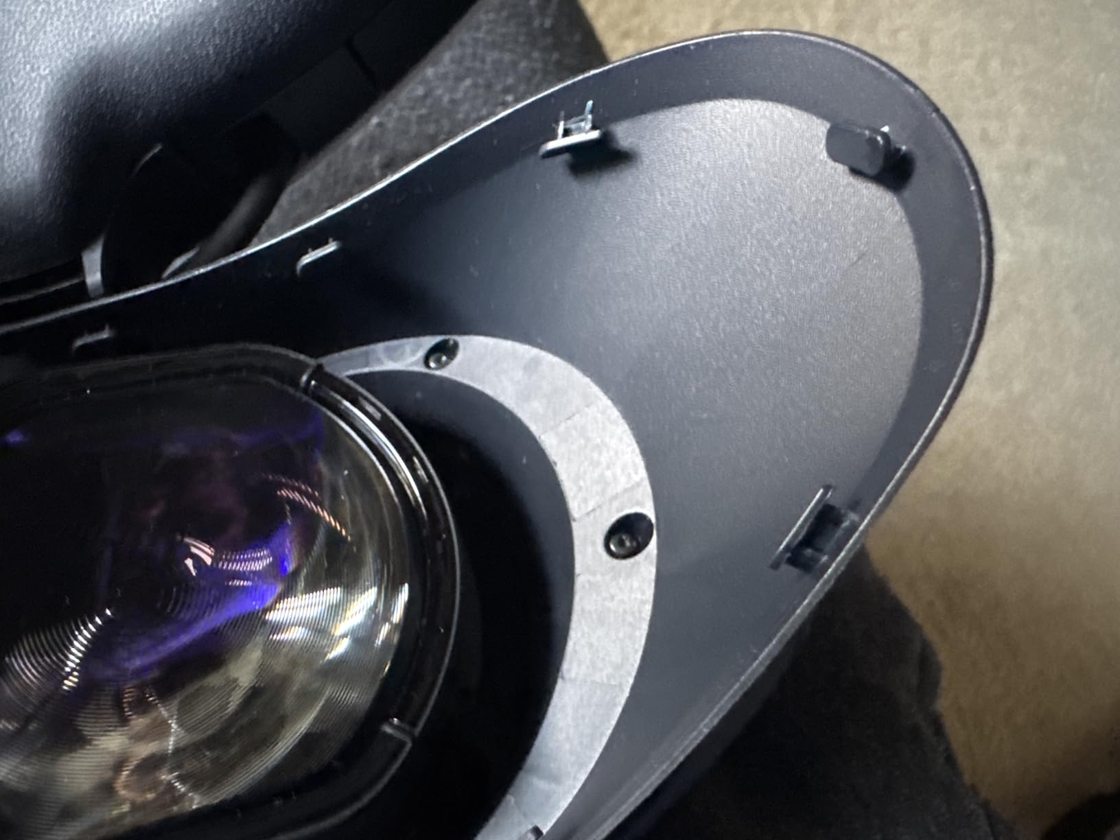 VR Face Pad for PlayStation VR2, PSVR2 Fitness Facial Interface Cushion Pad, PSVR2 Face Pad Replacement, Breathable Holes Leather Foam Cushion, Anti-fogging Sweat-Proof Cover Accessories Set customer photo 2