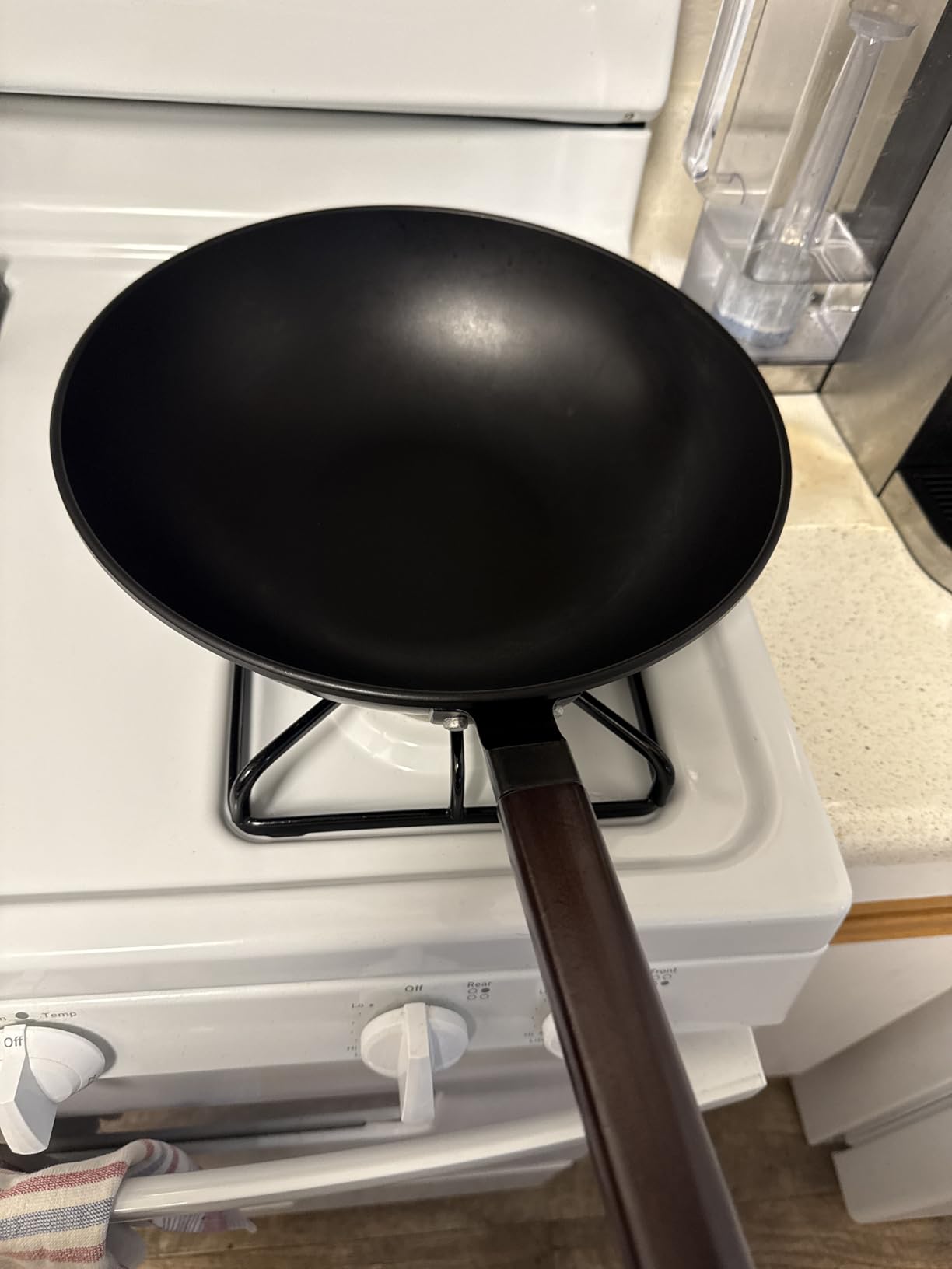 Carbon Steel Wok - Including Glass Cover and Silicone Spatula, 13-Inch Woks & Stir-Fry Pans for Induction, Electric, Gas Stoves customer photo 2