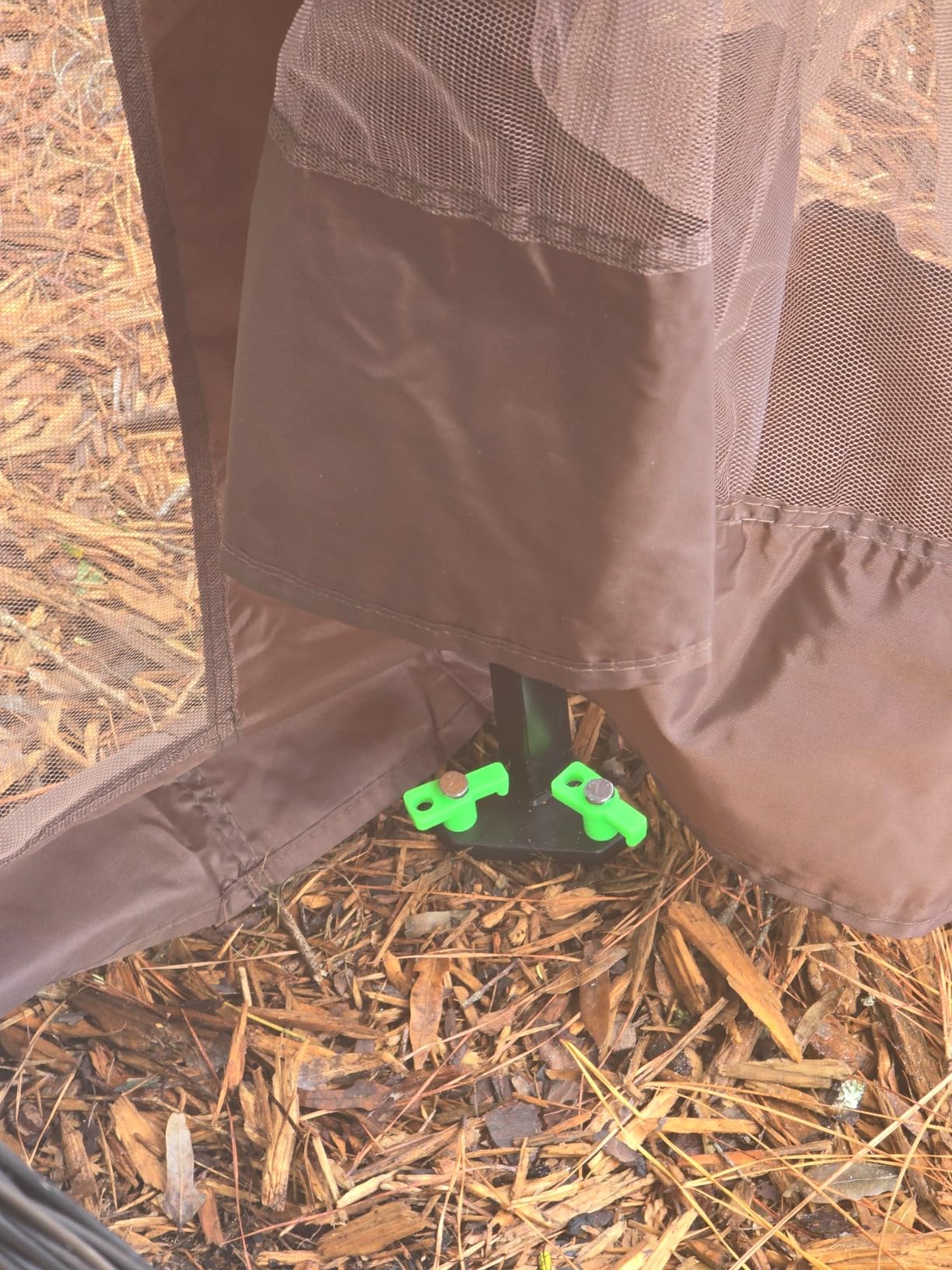 COBIZI 12x12 Pop Up Gazebos On Clearance - Upgrade Easy Up Metal Outdoor Gazebo Waterproof - Portable Gazebo with Mosquito Nettings, 4 Ropes 8 Stakes and Carry Bag for Patio Garden (Dark Gray) customer photo 2