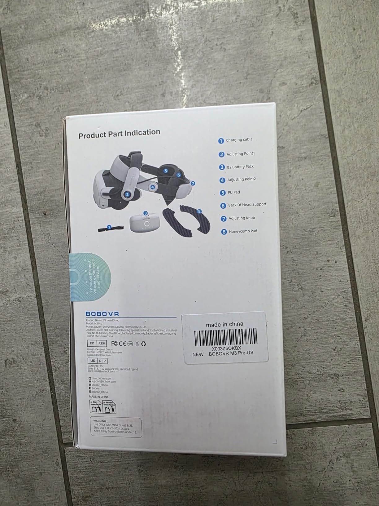 BOBOVR M3 Pro Battery Pack Head Strap Accessories, Compatible with Meta Quest 3/Quest 3S,Reduce Facial Stress,Magnetic Battery Swap Design customer photo 1